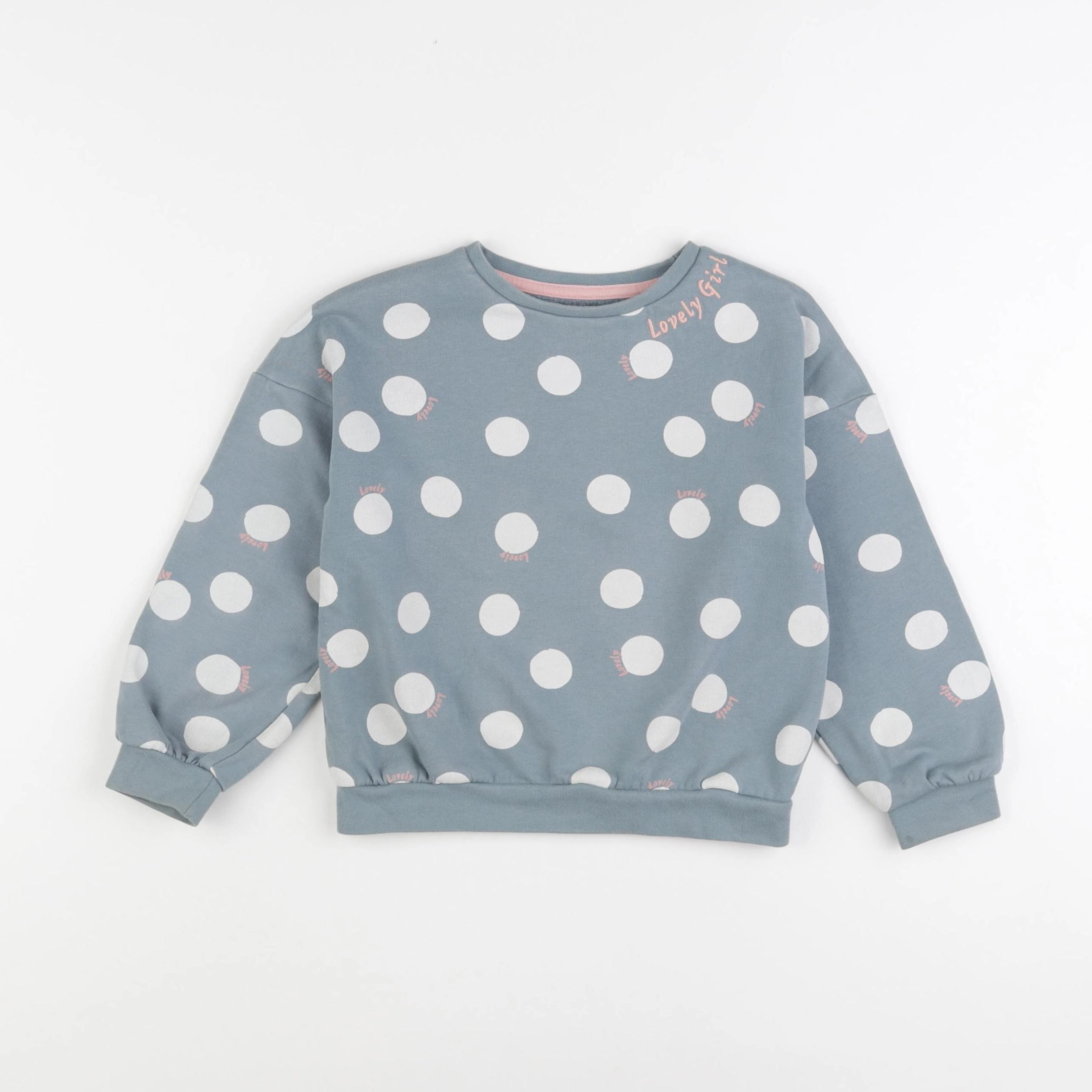 Vertbaudet - sweat bleu - 5 ans