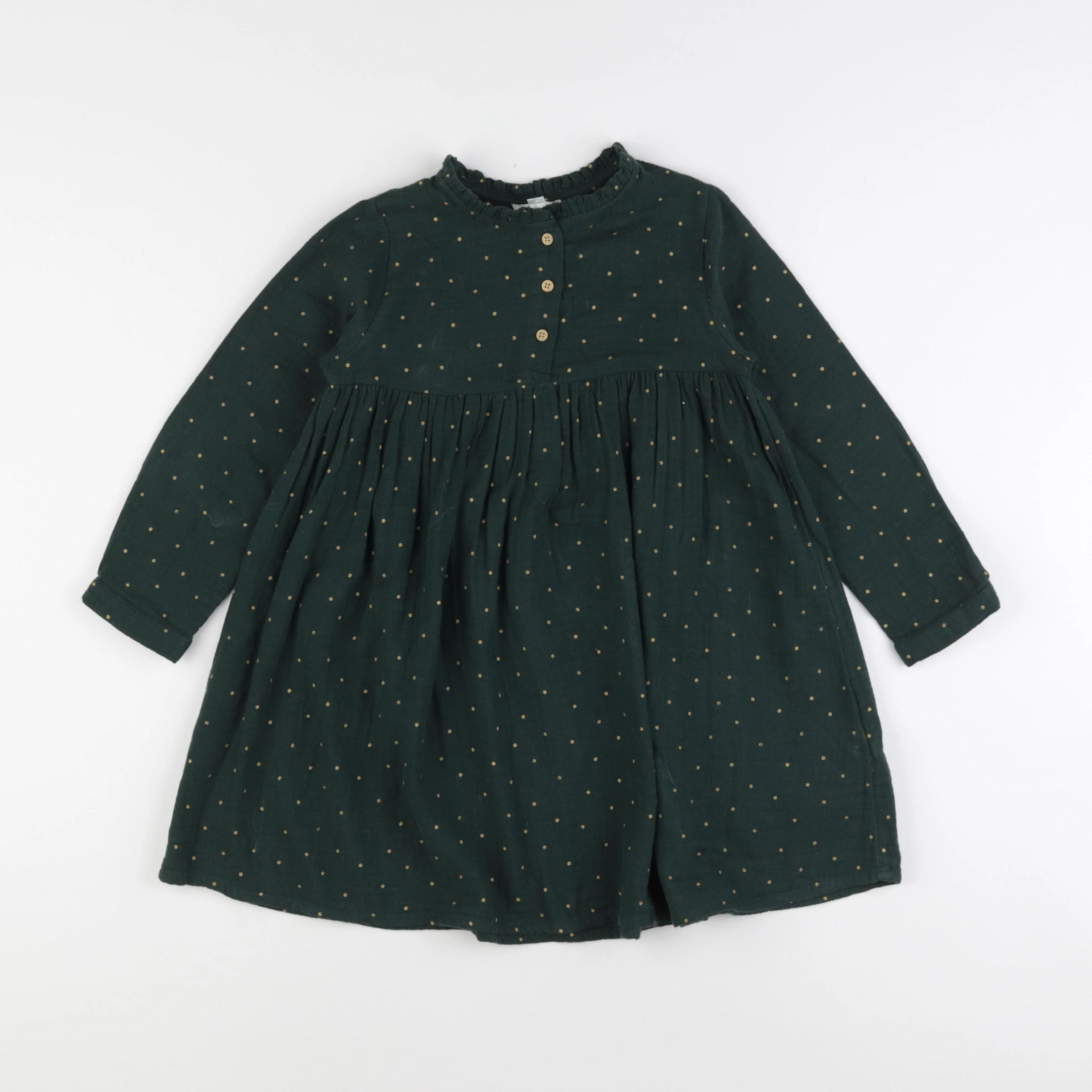 Vertbaudet - robe vert - 5 ans
