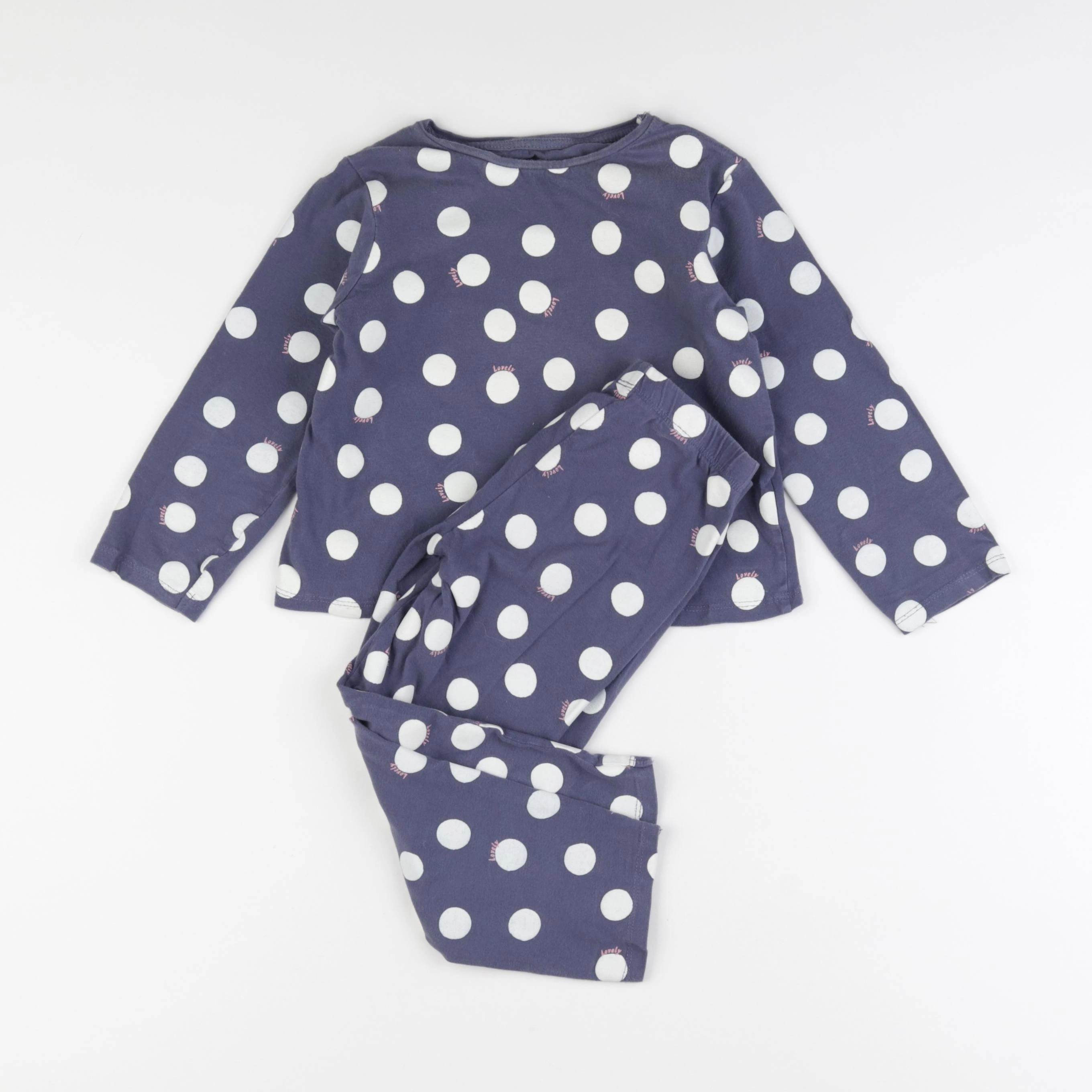 Vertbaudet - pyjama coton multicolore - 5 ans