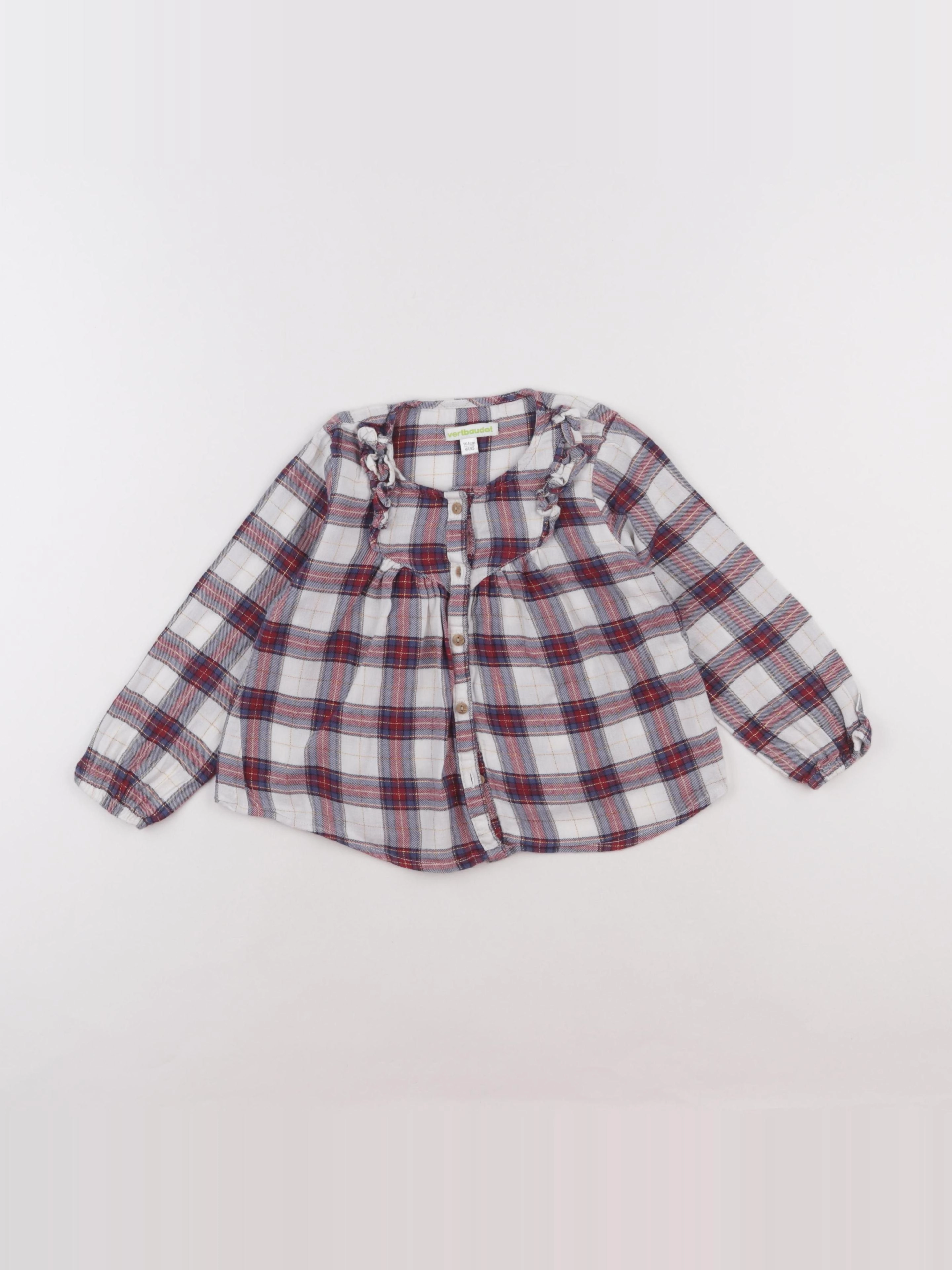 Vertbaudet - blouse multicolore - 4 ans