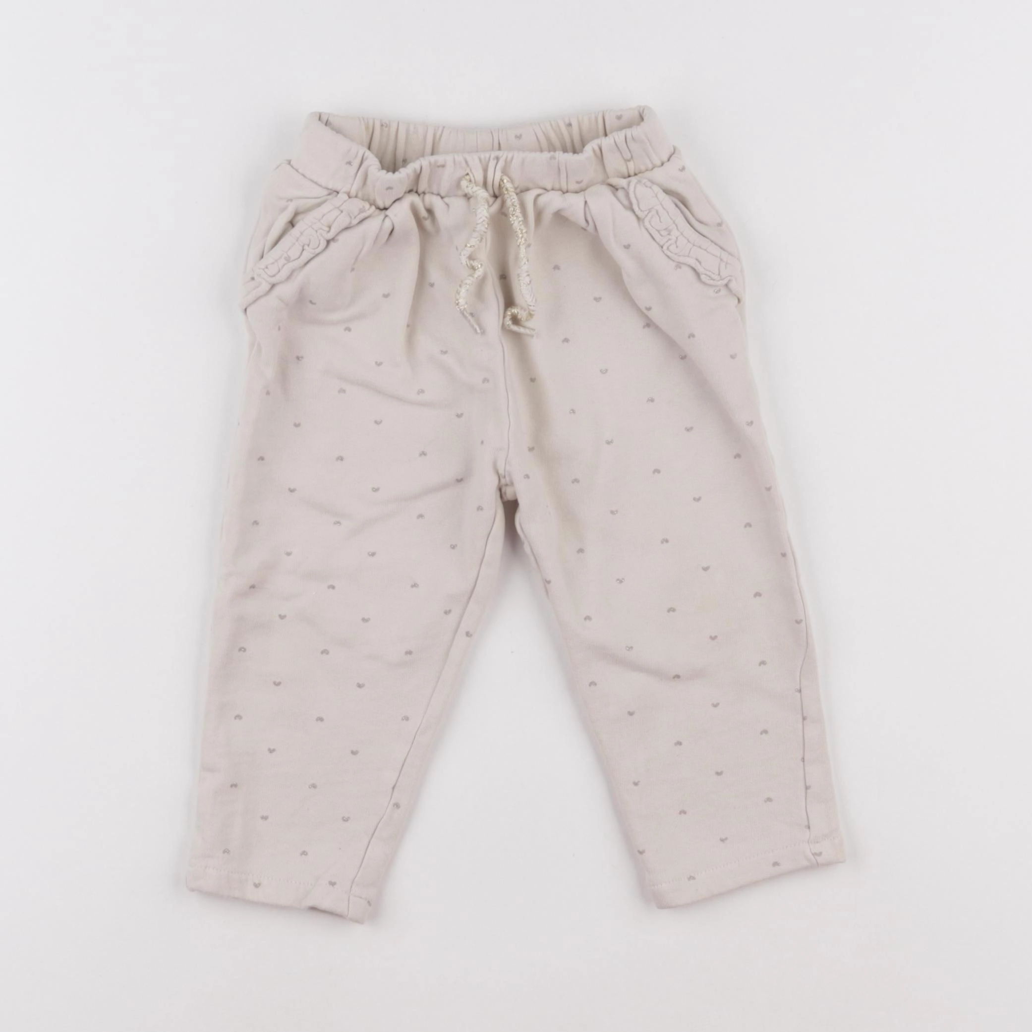 Vertbaudet - jogging beige - 2 ans