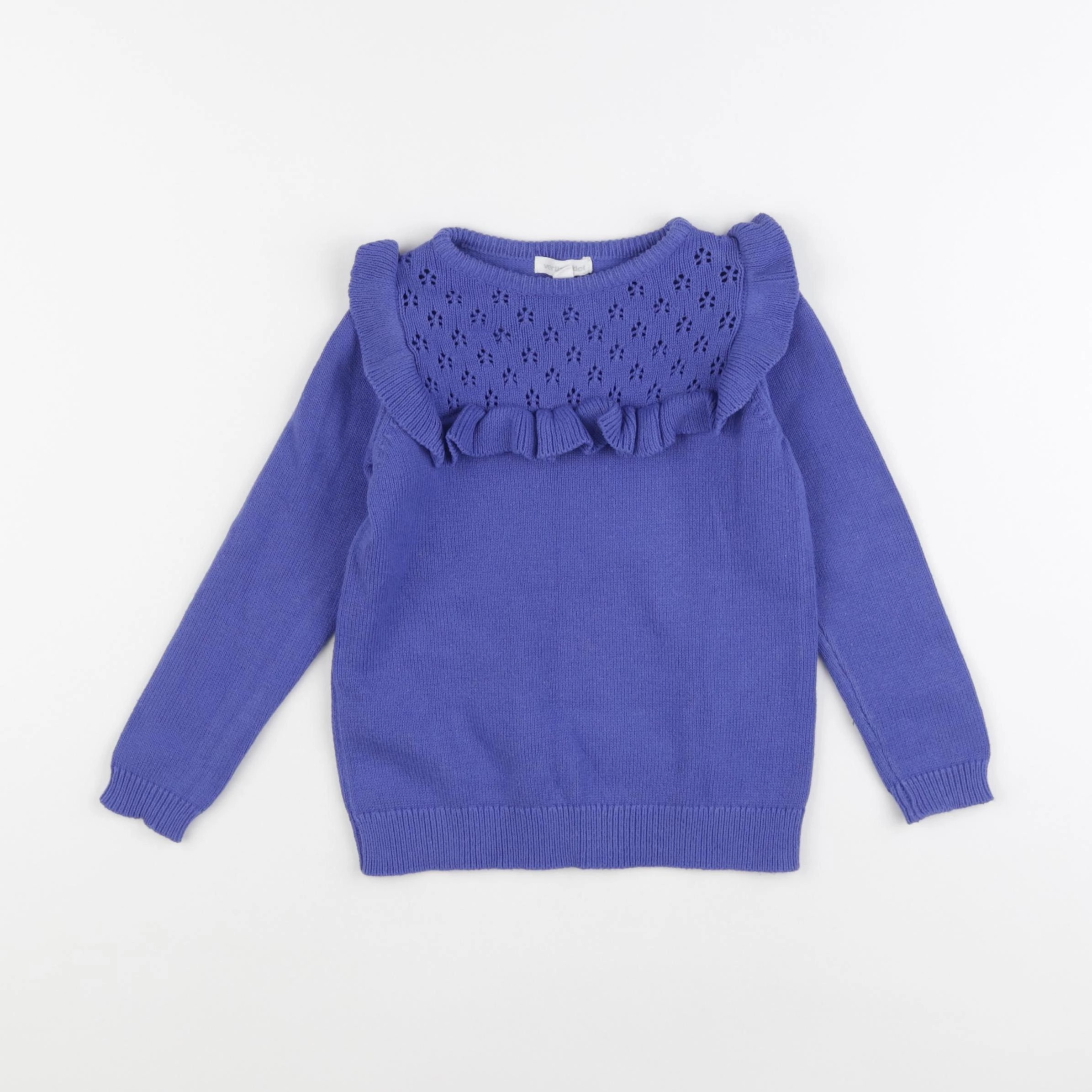 Vertbaudet - pull bleu - 4 ans