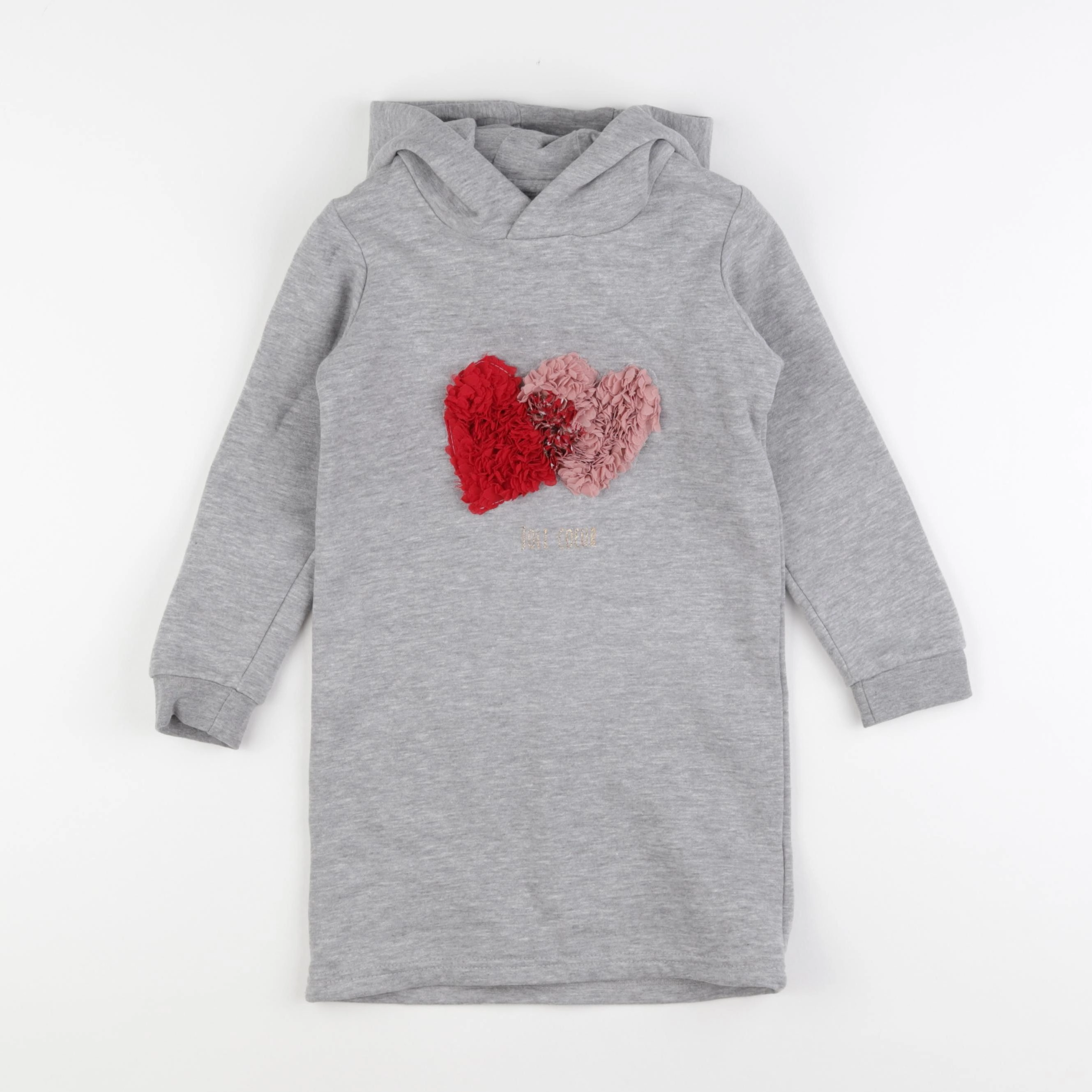 Vertbaudet - robe gris - 4 ans