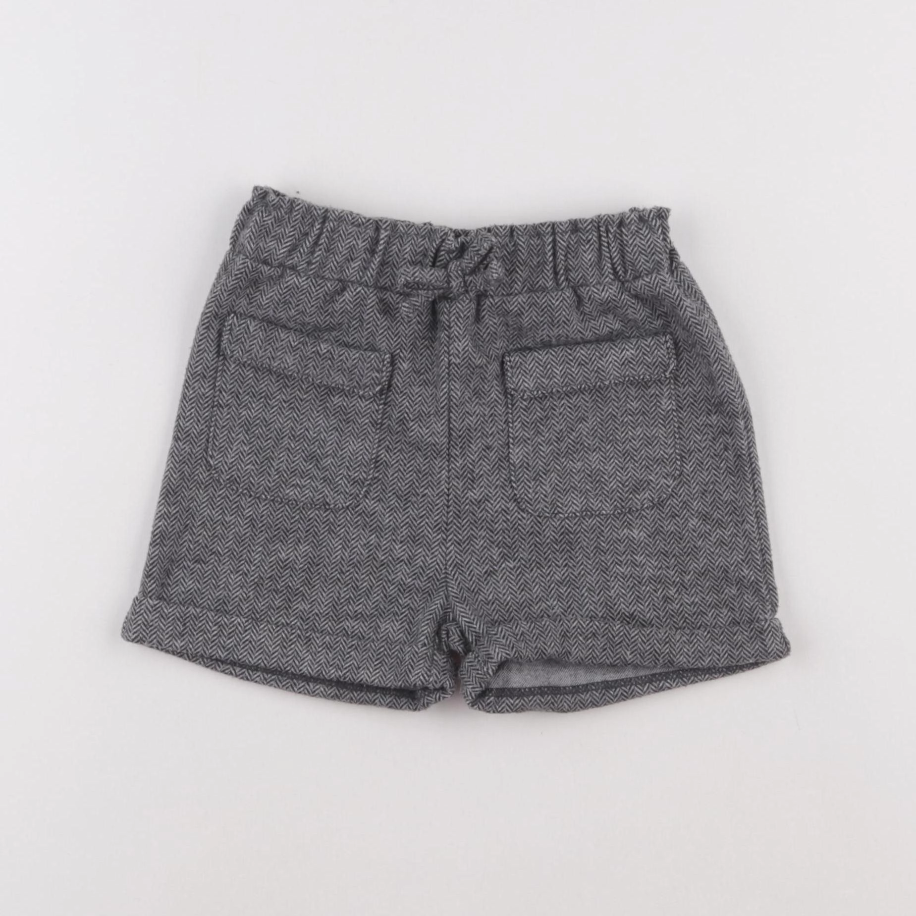 Vertbaudet - short gris - 18 mois