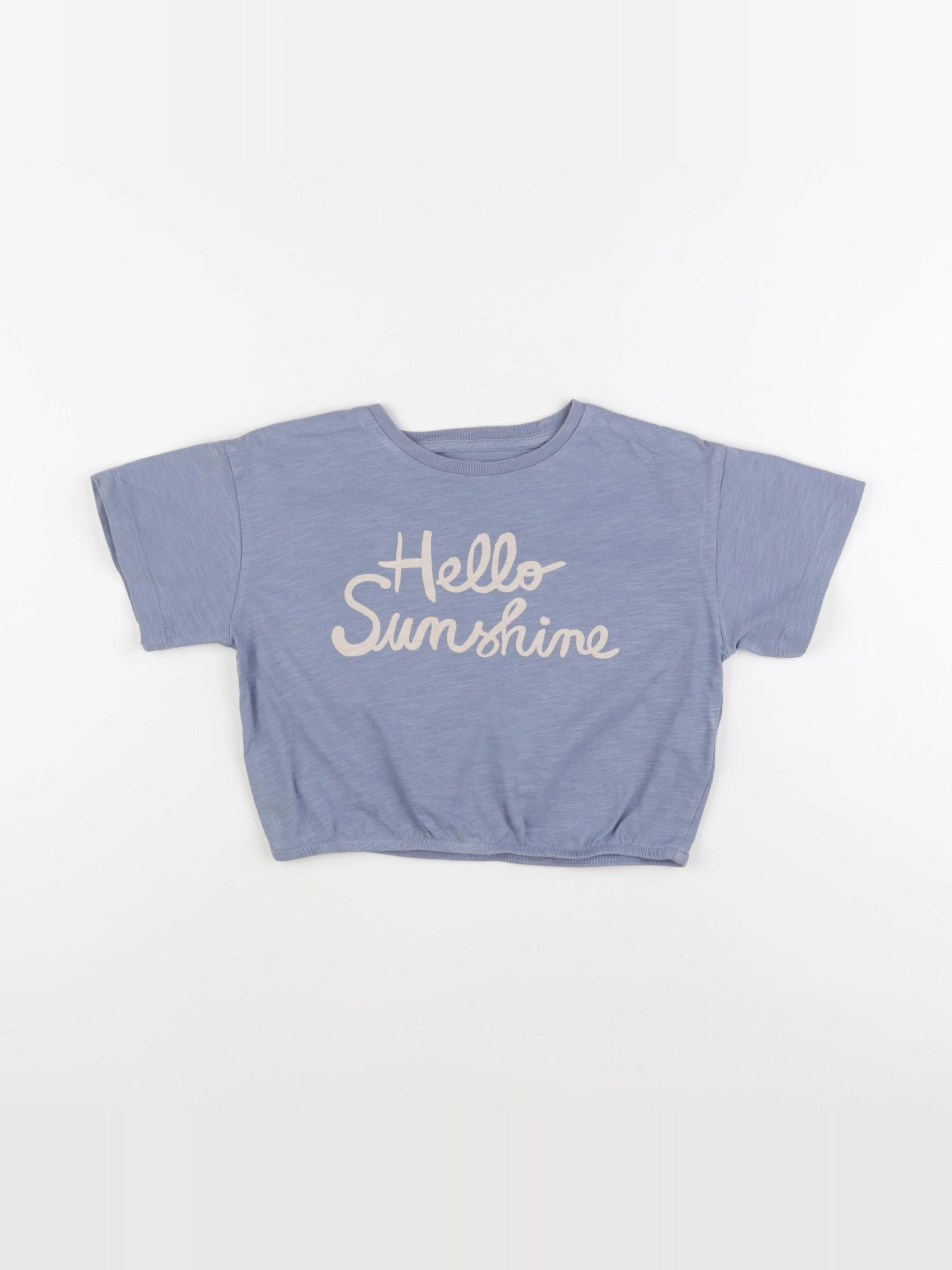 Monoprix - tee-shirt bleu - 5 ans