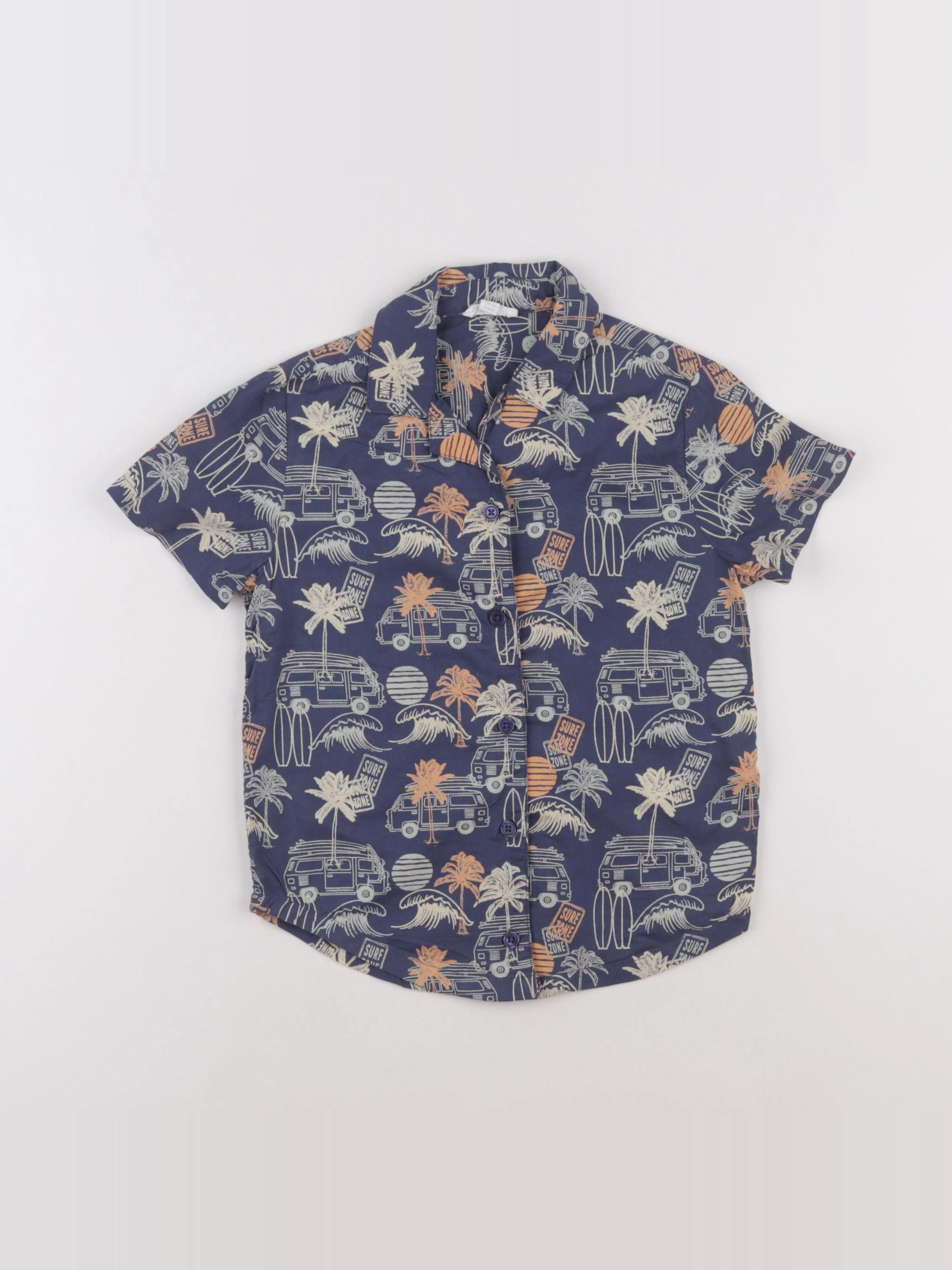 Vertbaudet - chemise multicolore - 4 ans