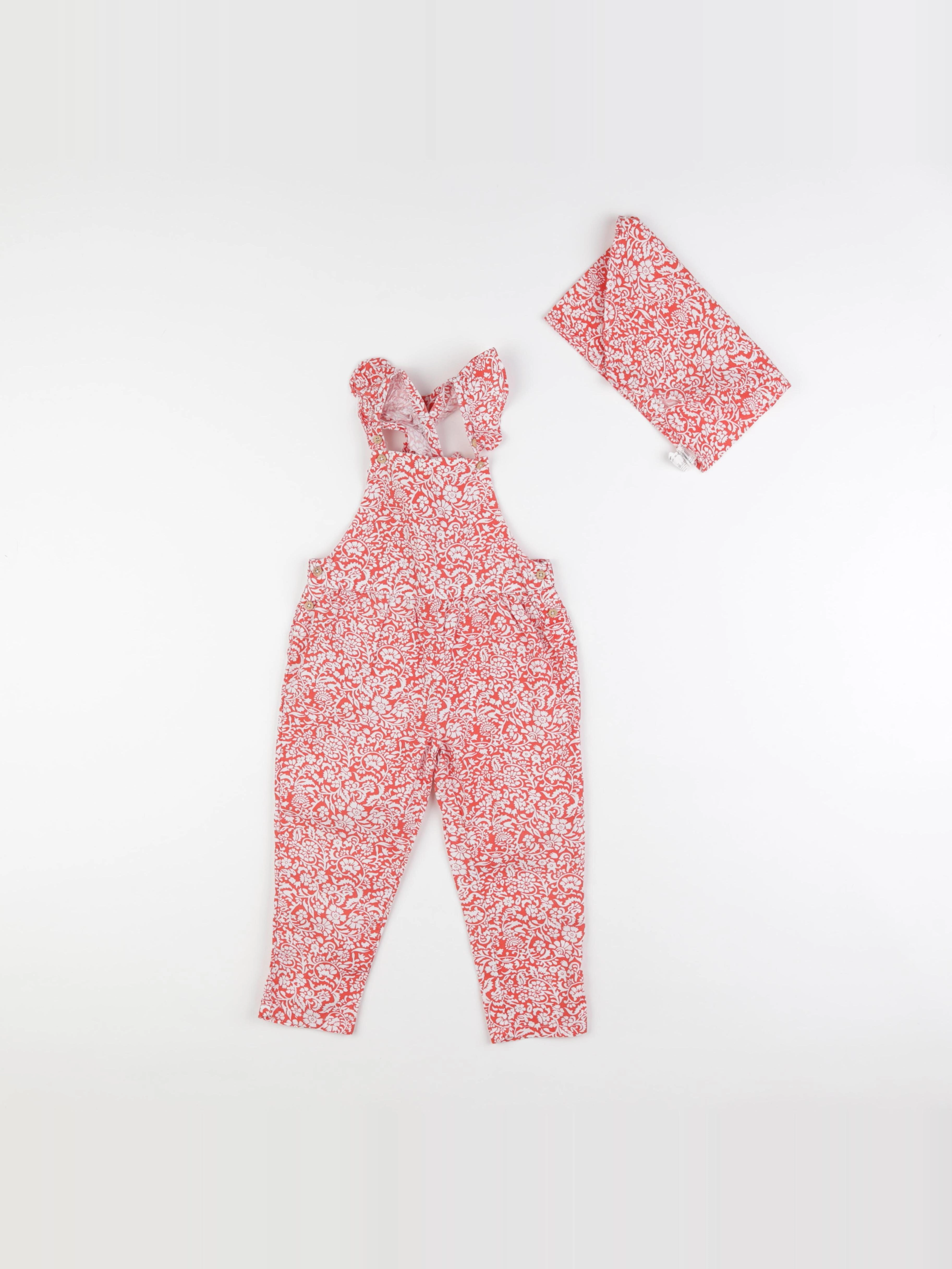 Boutchou - salopette rouge - 24 mois