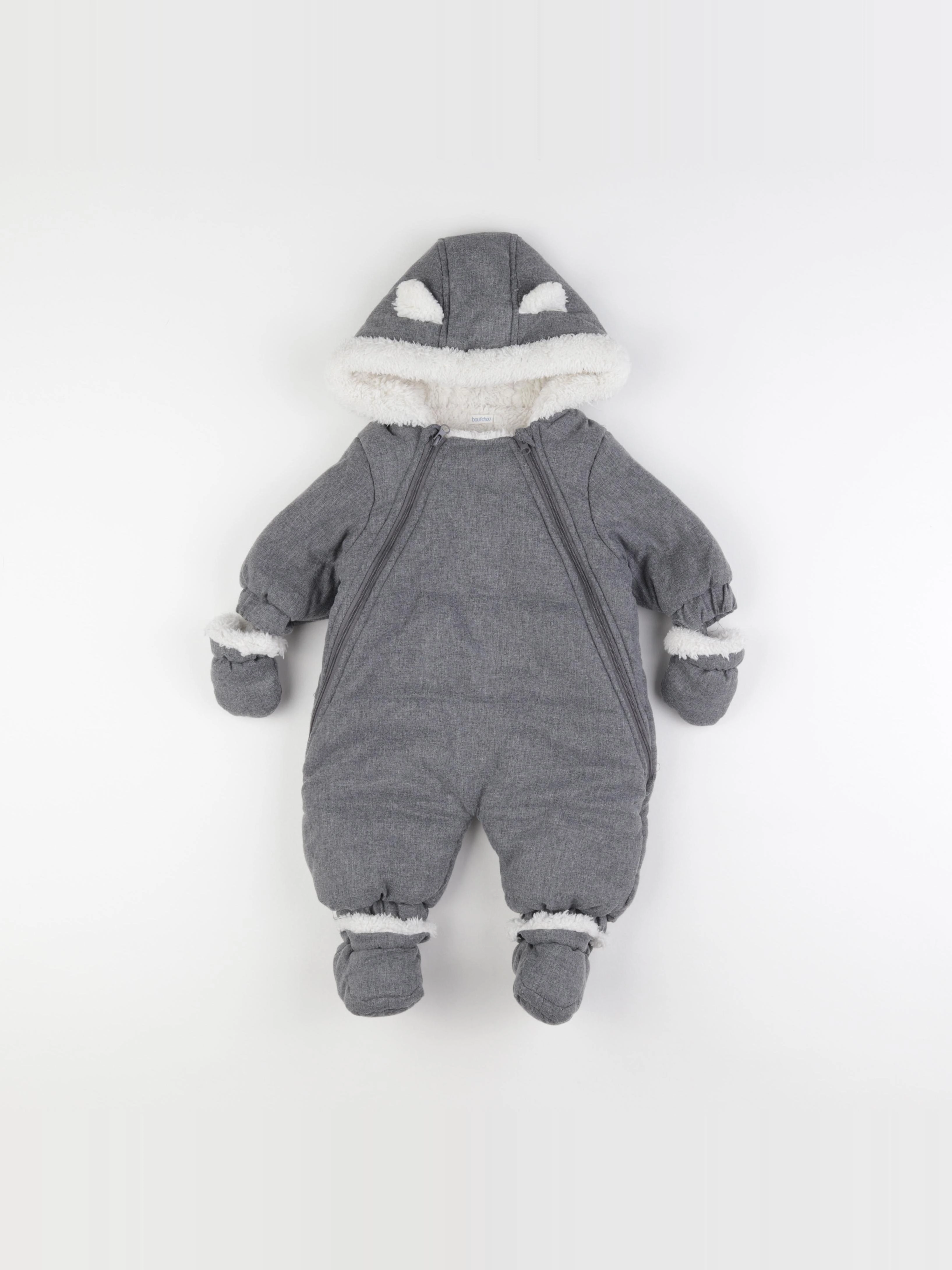 Boutchou - combi-pilote gris - 3 mois