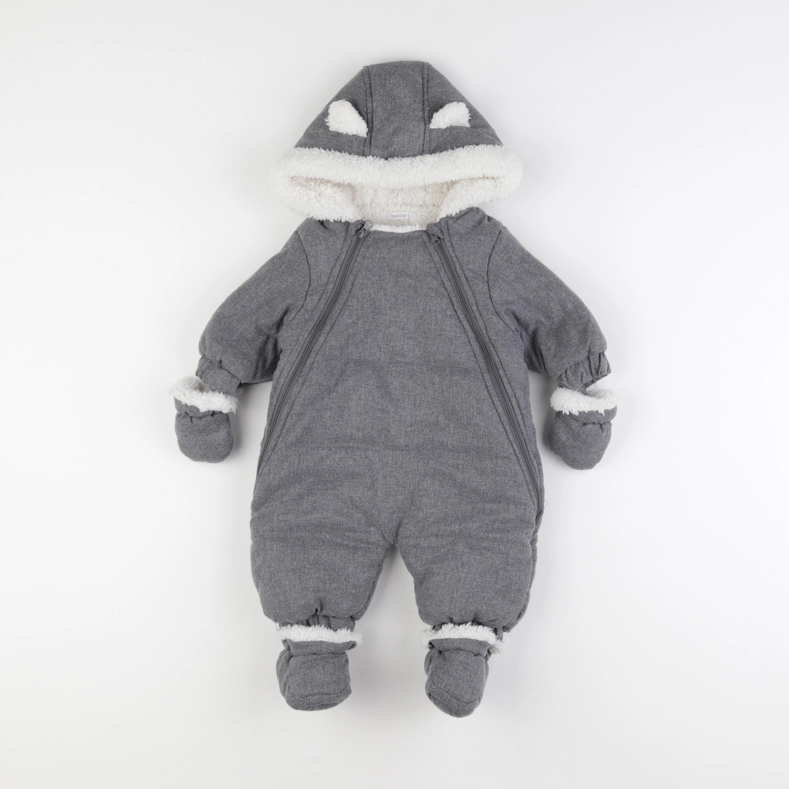 Boutchou - combi-pilote gris - 3 mois