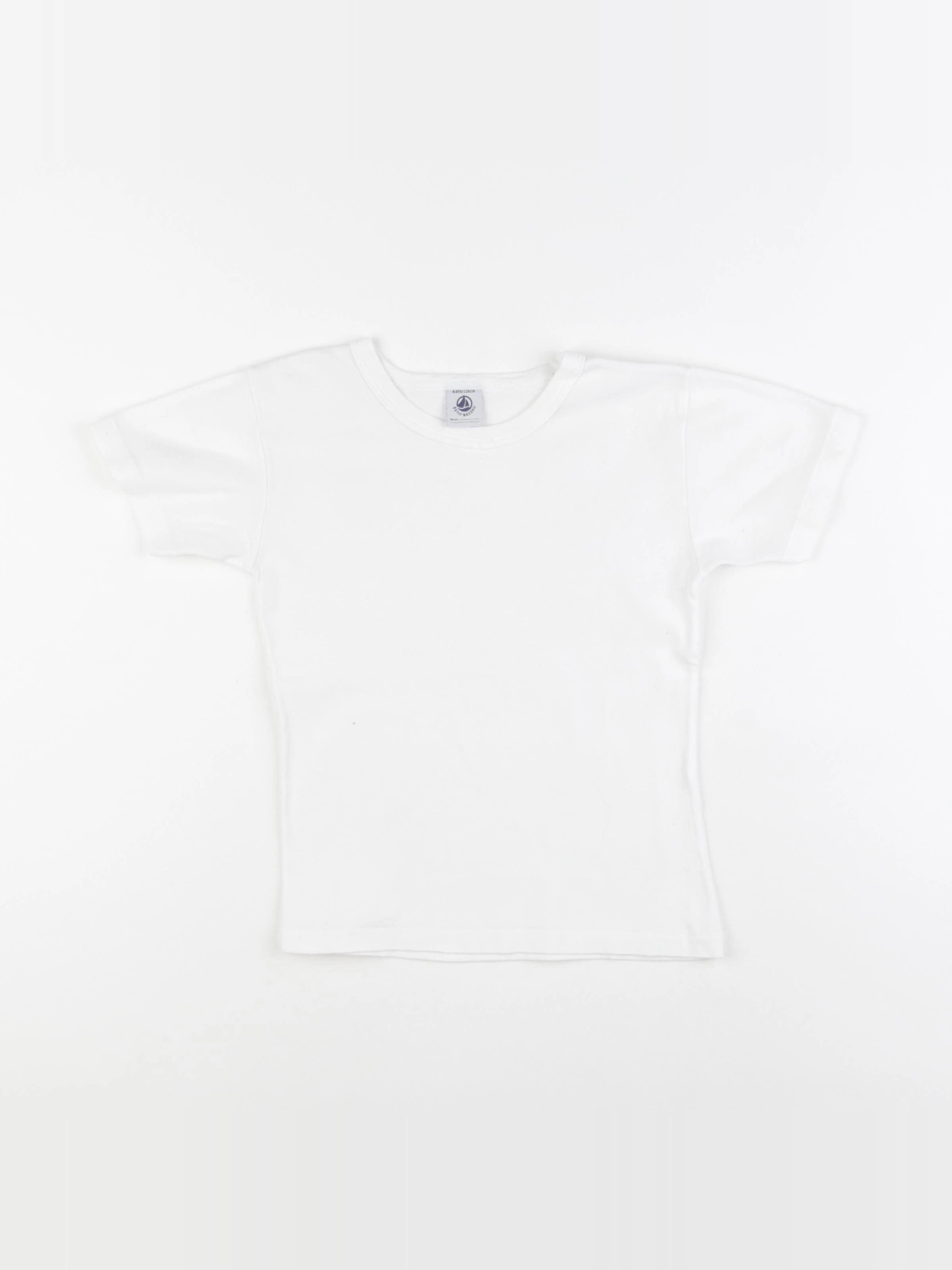 Petit Bateau - maillot de corps blanc - 6 ans