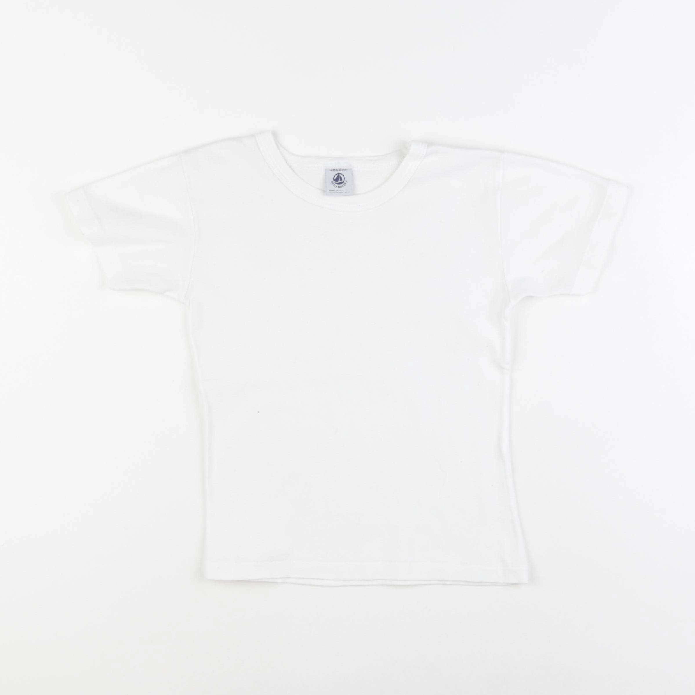 Petit Bateau - maillot de corps blanc - 6 ans