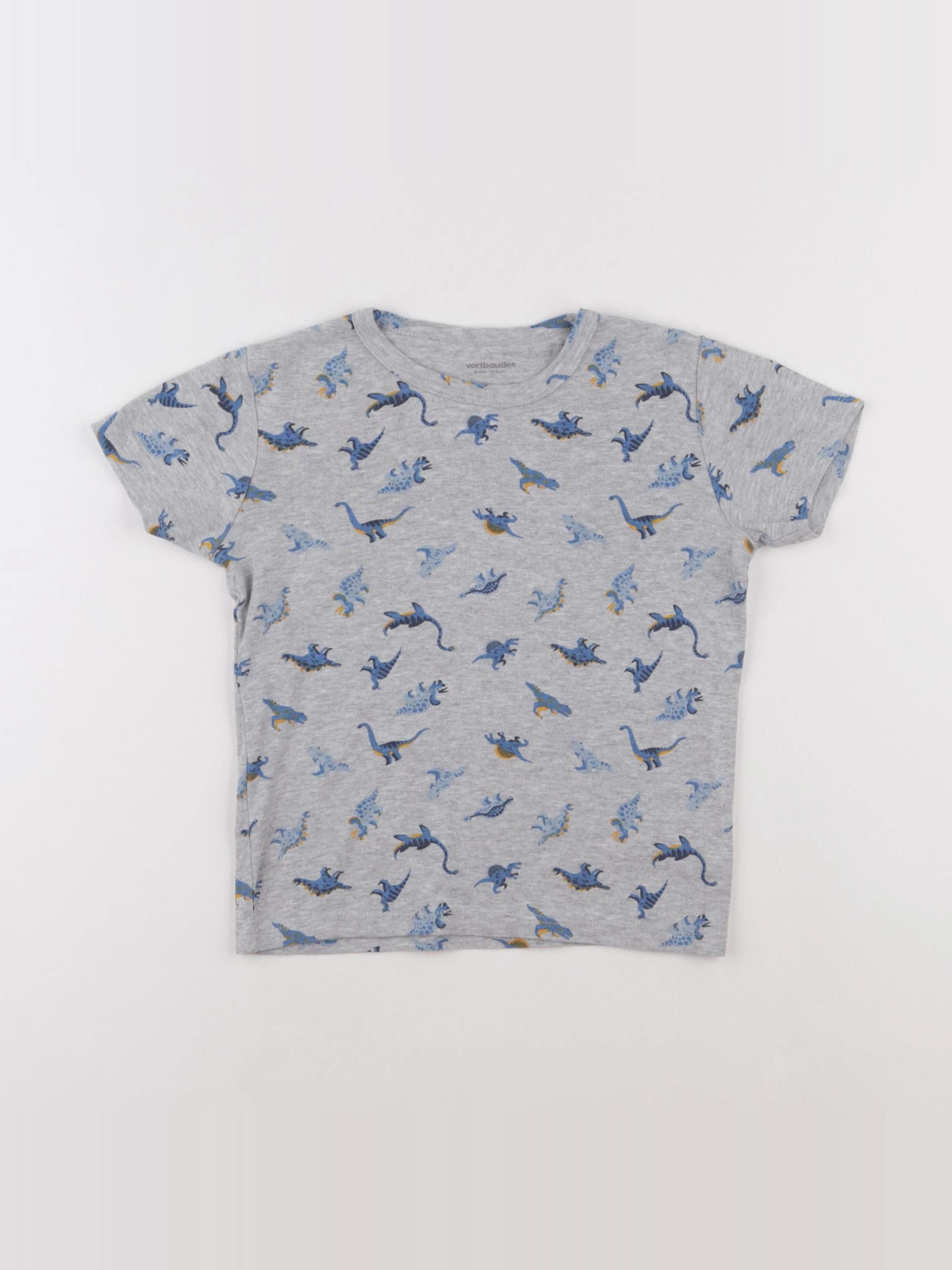 Vertbaudet - maillot de corps gris - 6 ans