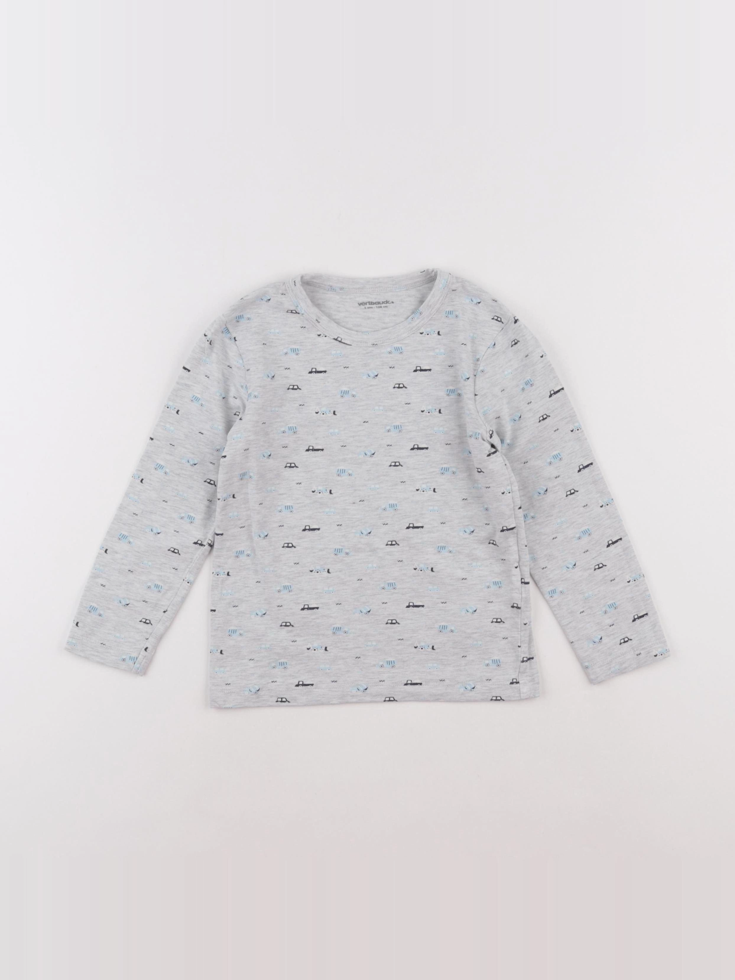 Vertbaudet - maillot de corps gris - 5 ans