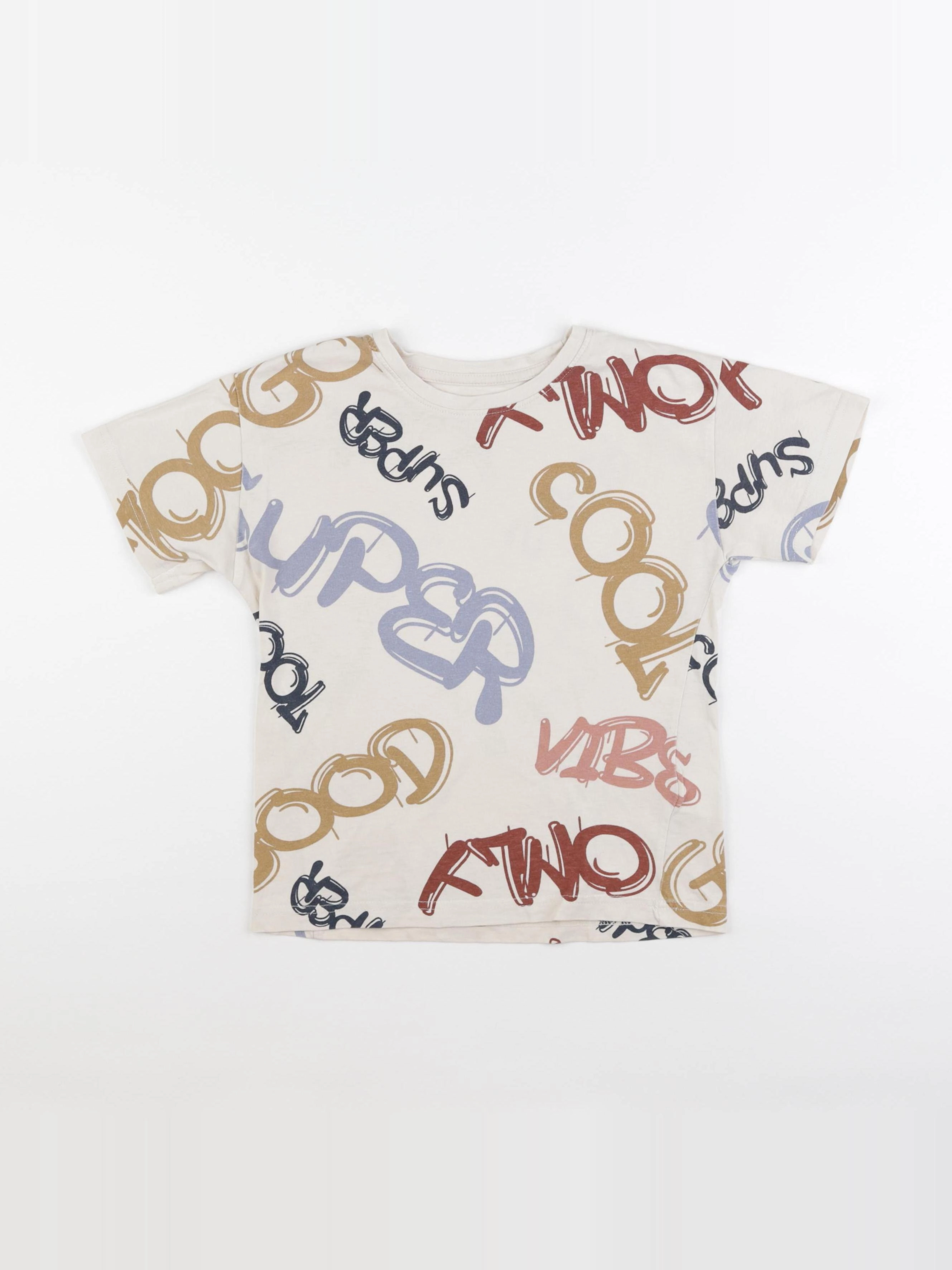 Vertbaudet - tee-shirt multicolore - 8 ans