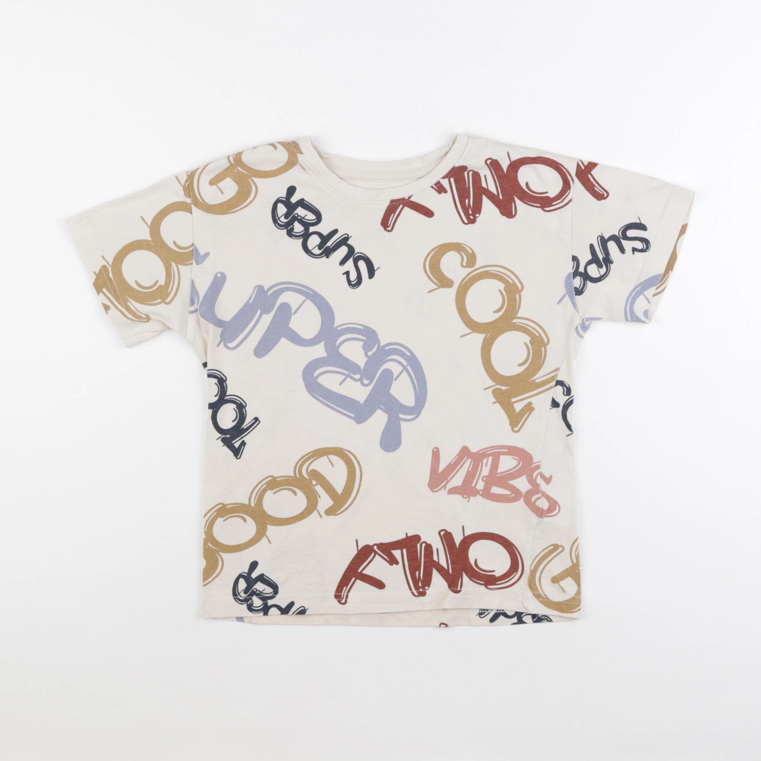 Vertbaudet - tee-shirt multicolore - 8 ans
