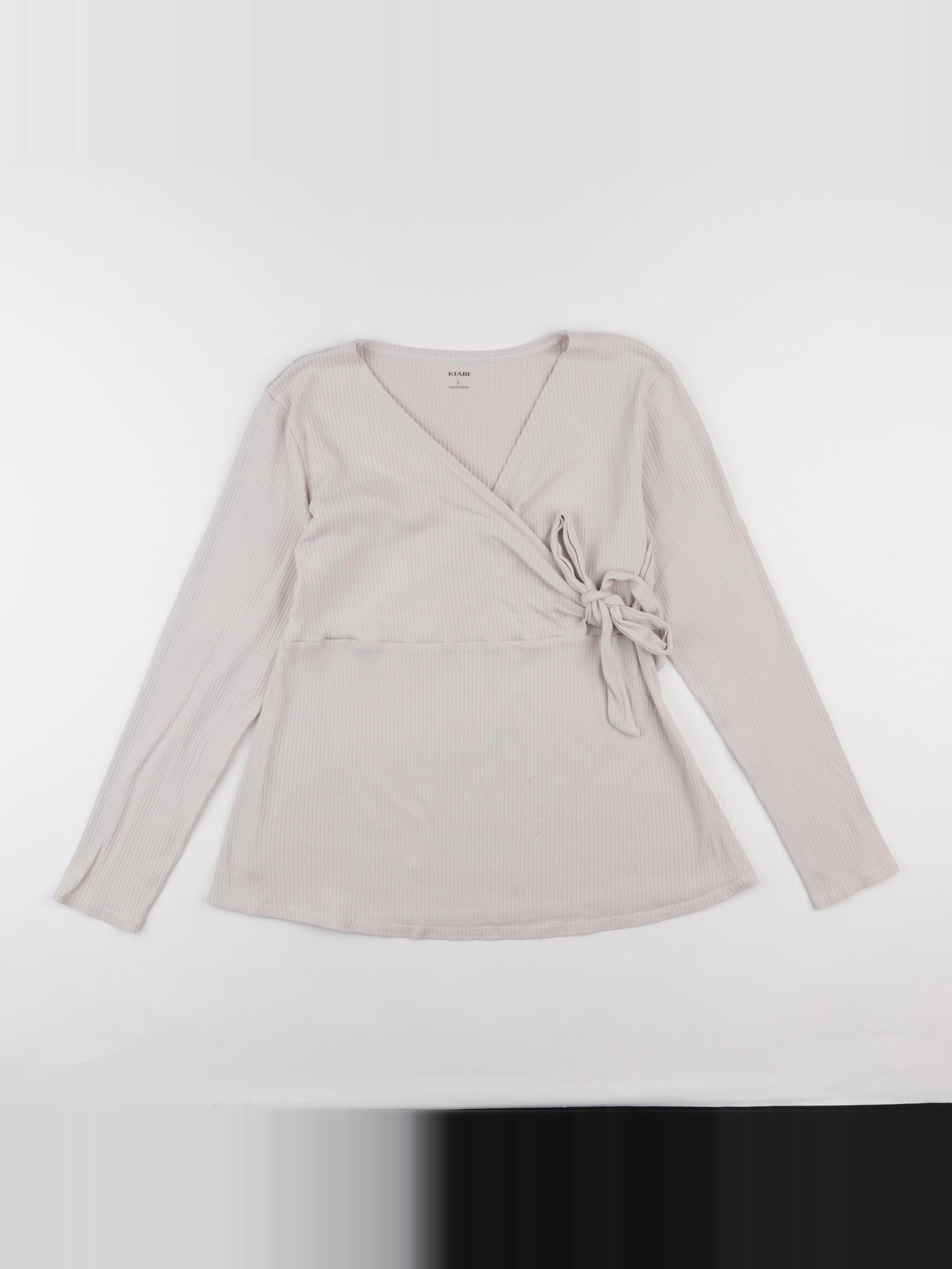 Kiabi - tee-shirt grossesse beige - l