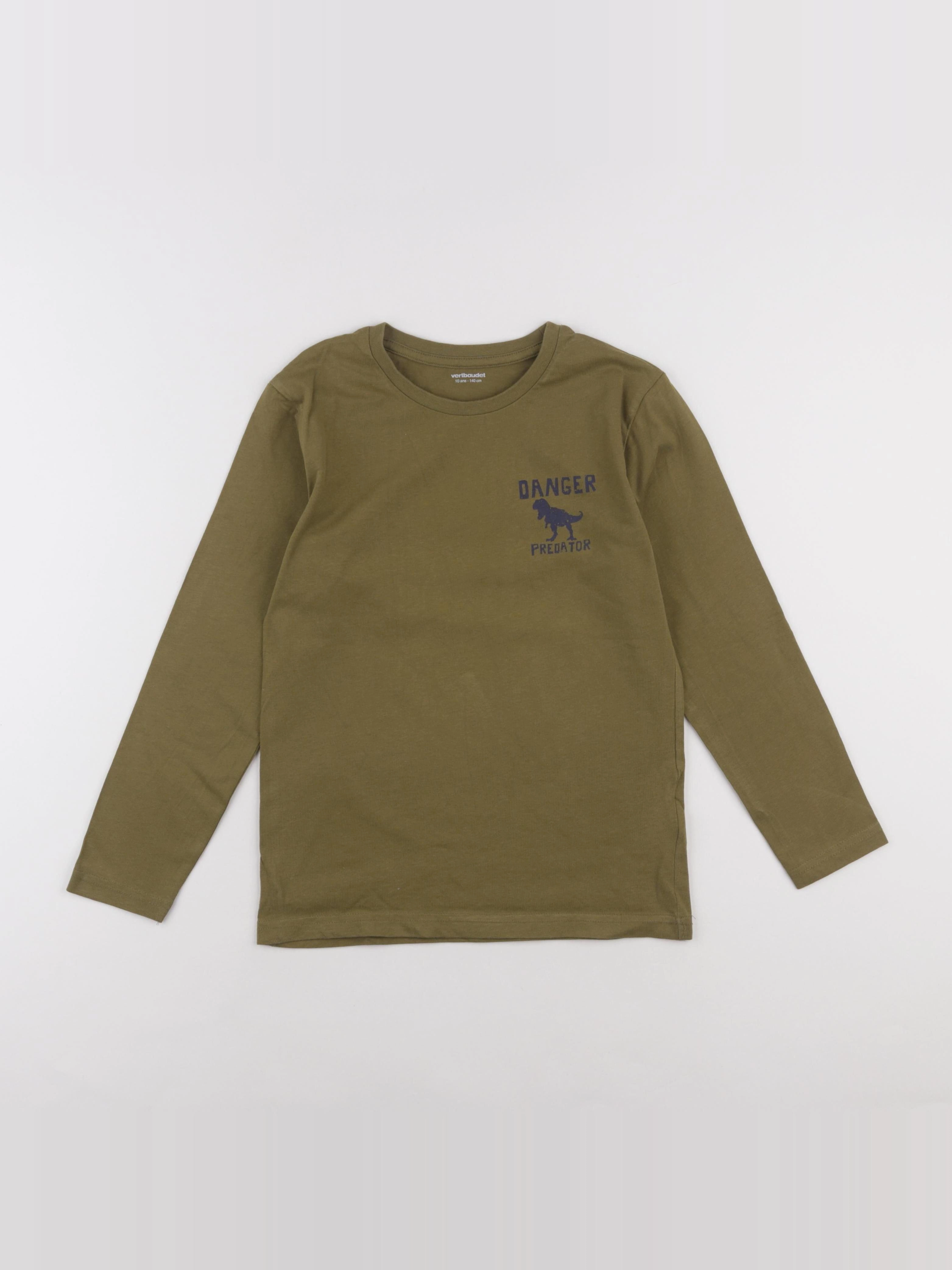 Vertbaudet - tee-shirt vert - 10 ans