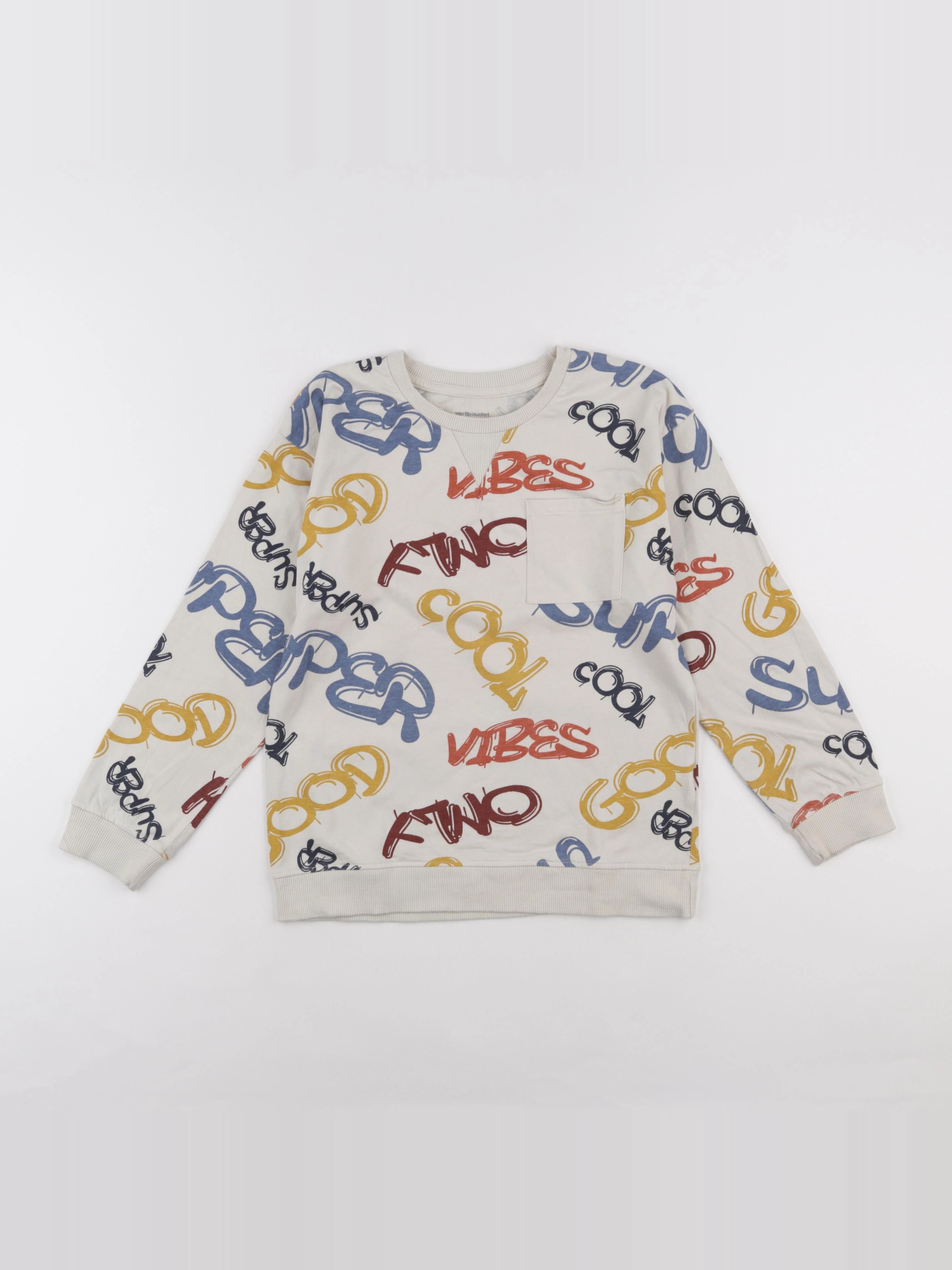 Vertbaudet - tee-shirt multicolore - 10 ans