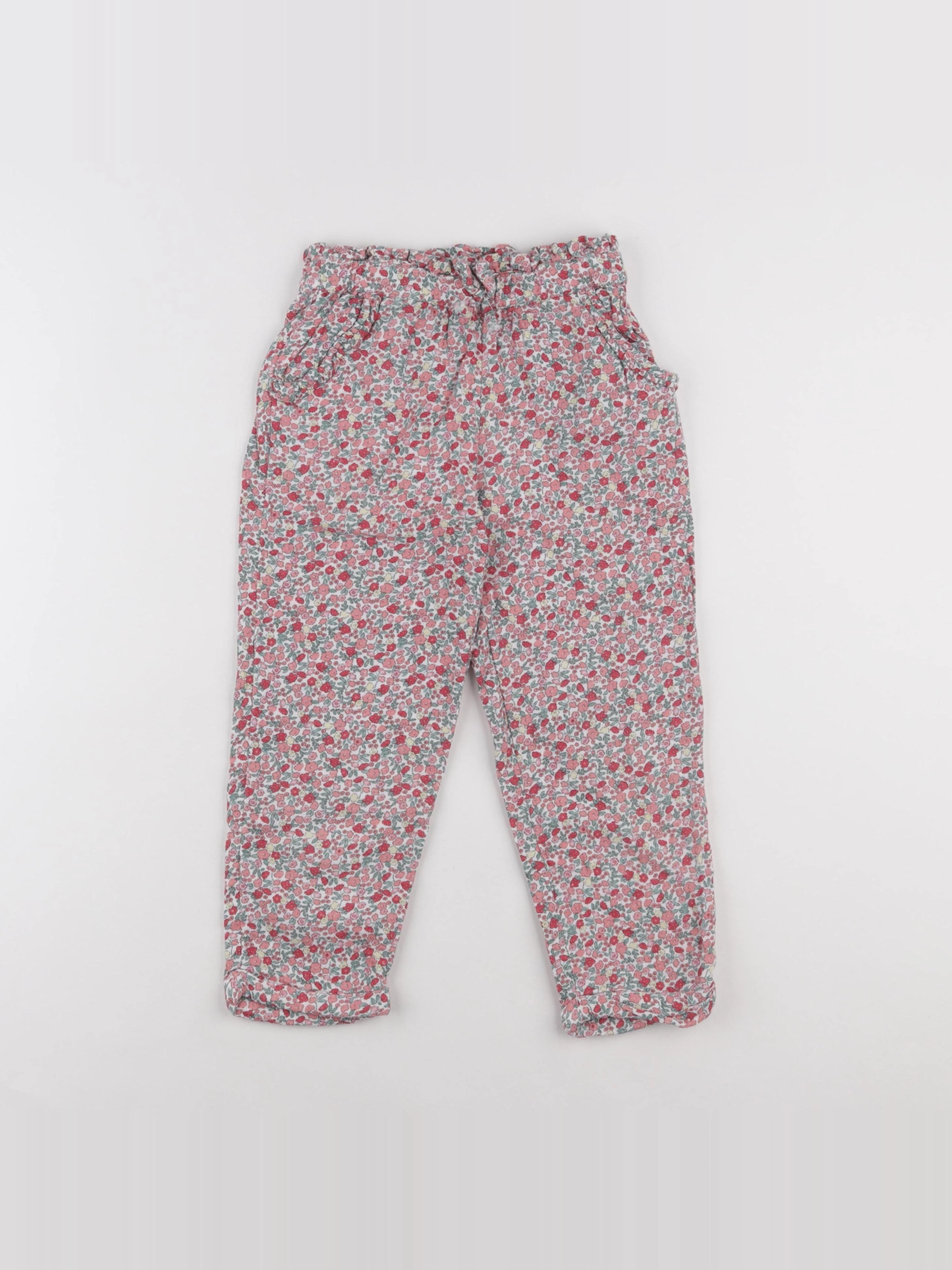 Vertbaudet - pantalon multicolore - 7 ans