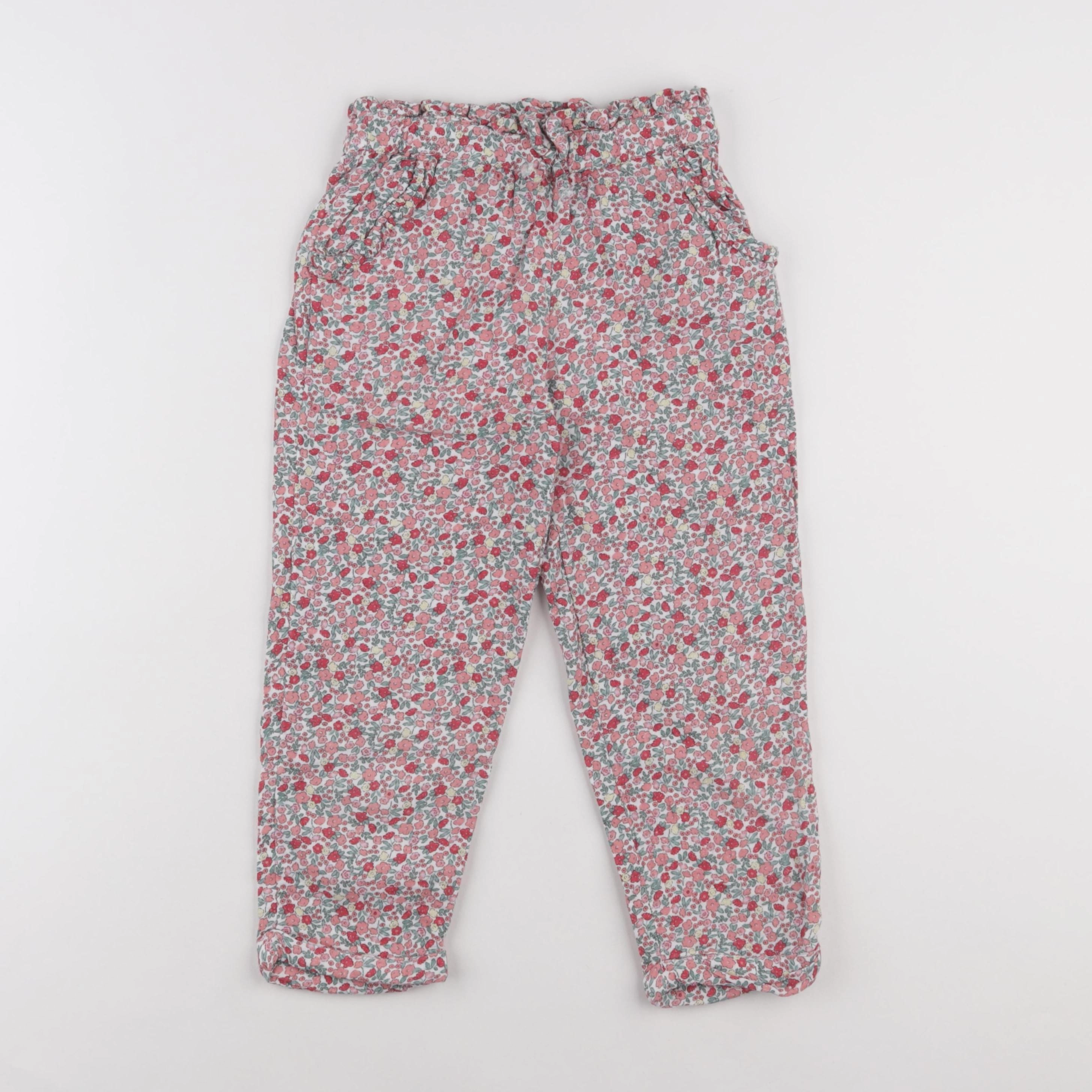 Vertbaudet - pantalon multicolore - 7 ans