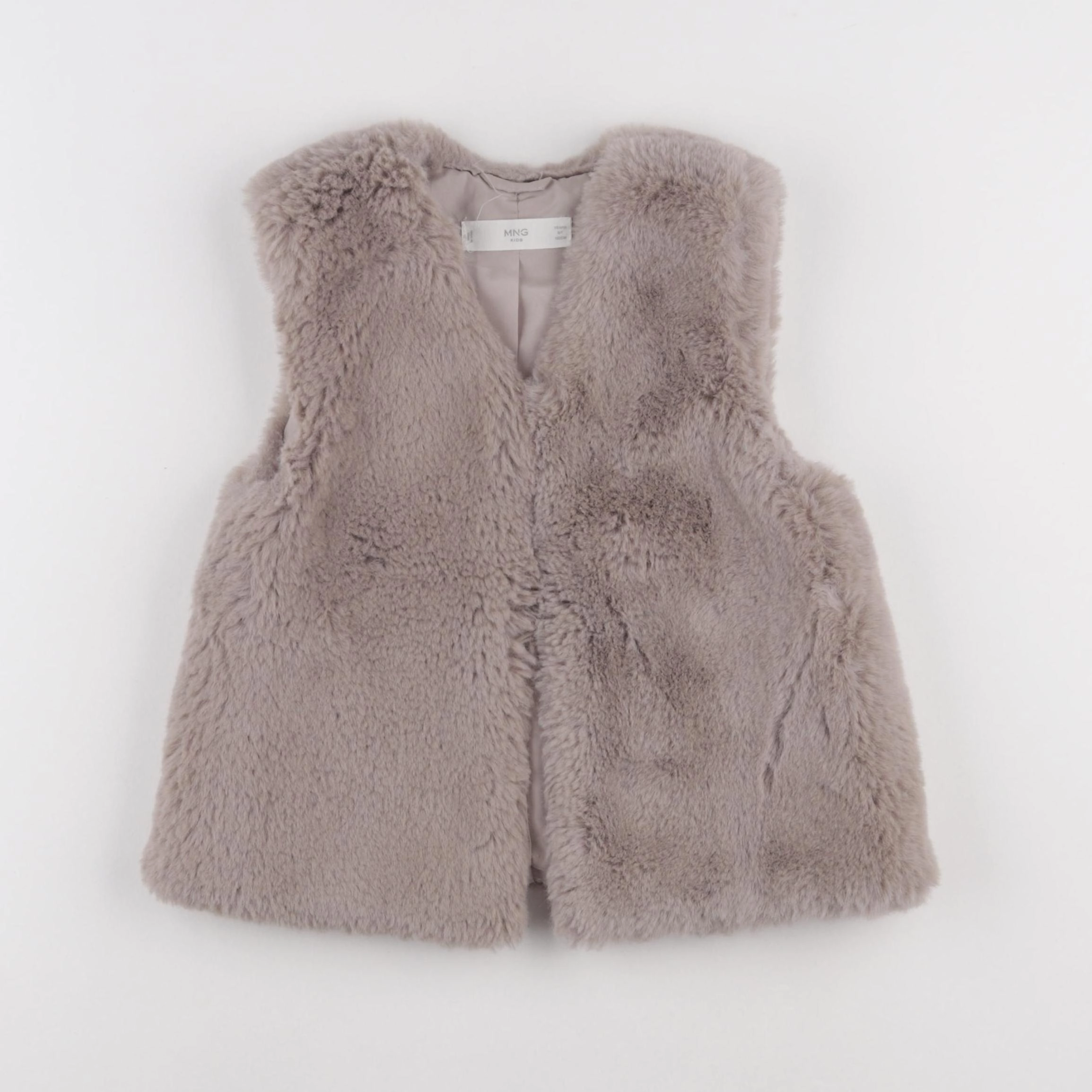 Mango - gilet beige - 6/7 ans