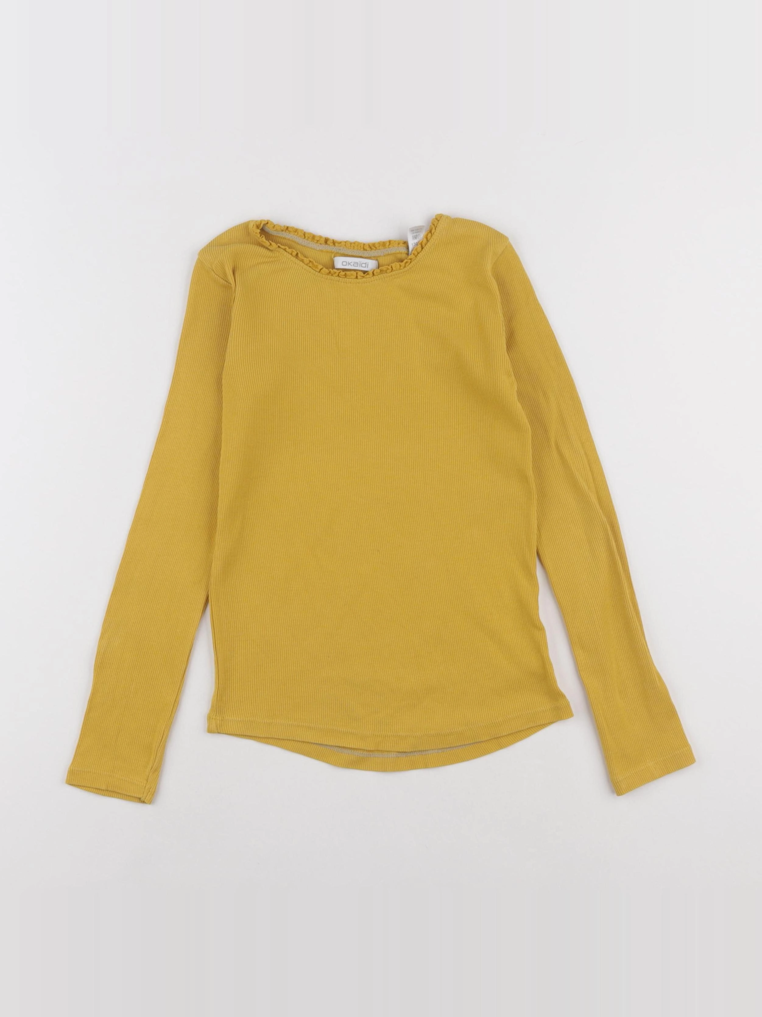 Okaidi - tee-shirt jaune - 8 ans