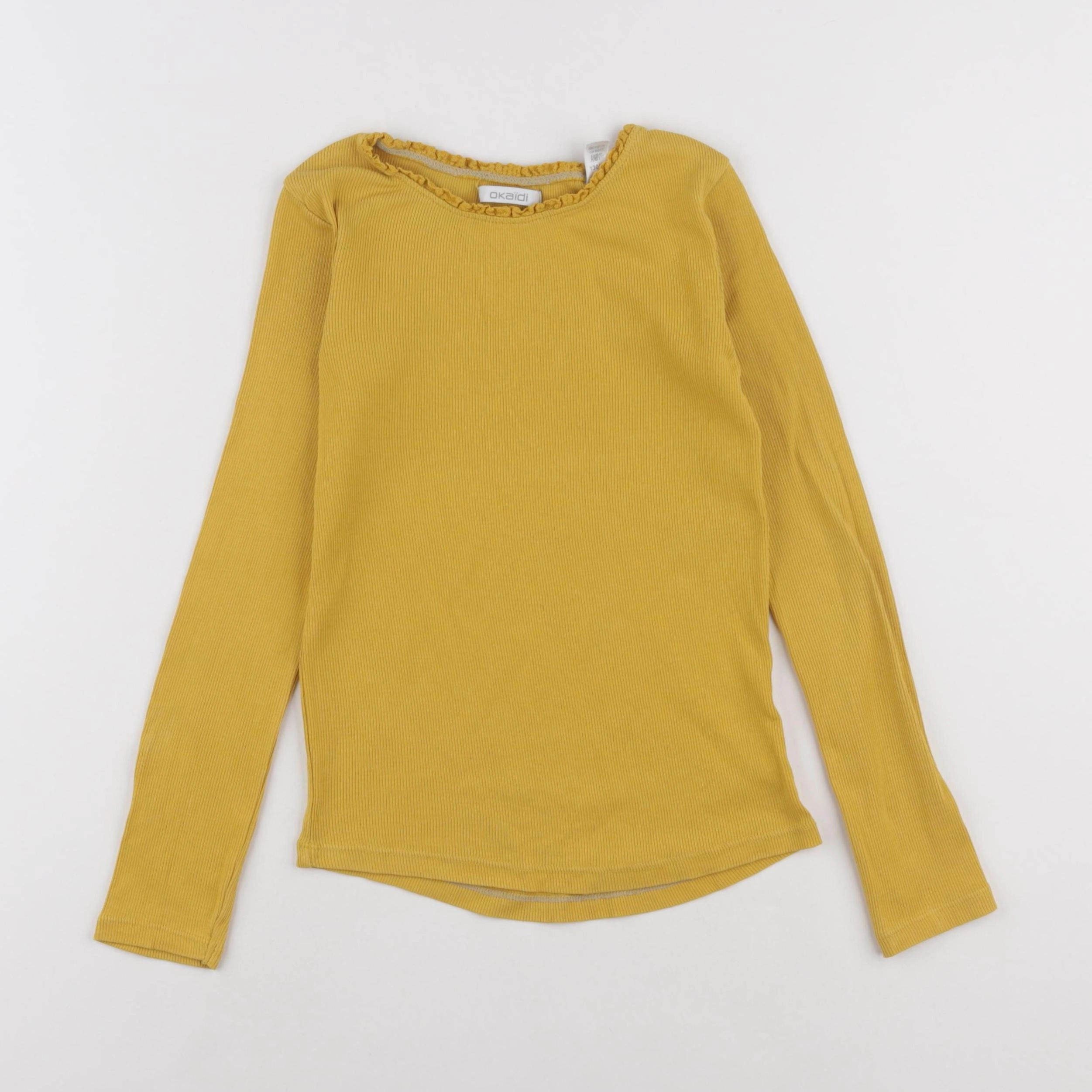 Okaidi - tee-shirt jaune - 8 ans
