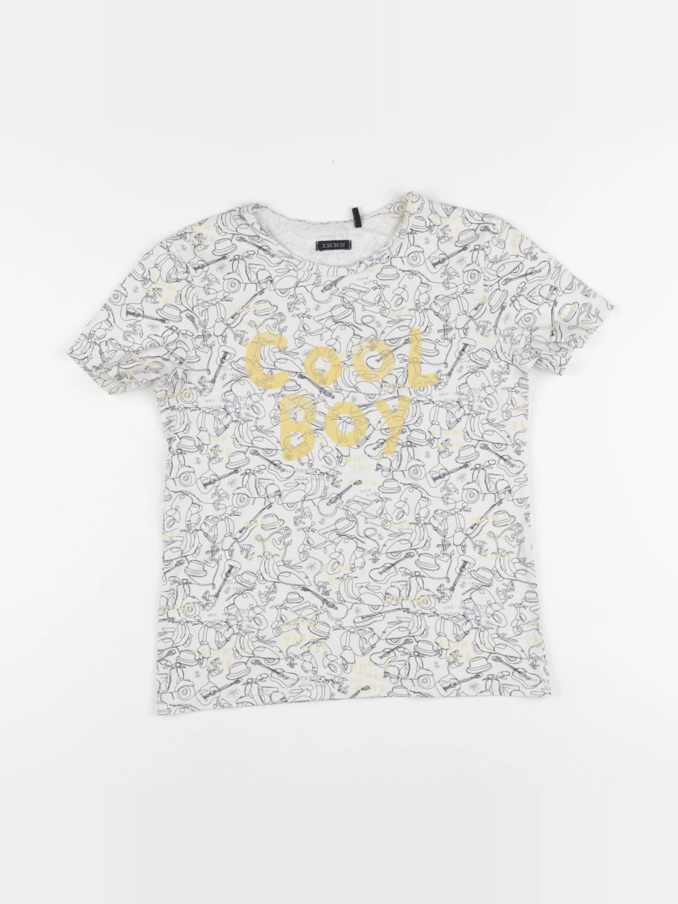 IKKS - tee-shirt multicolore - 8 ans