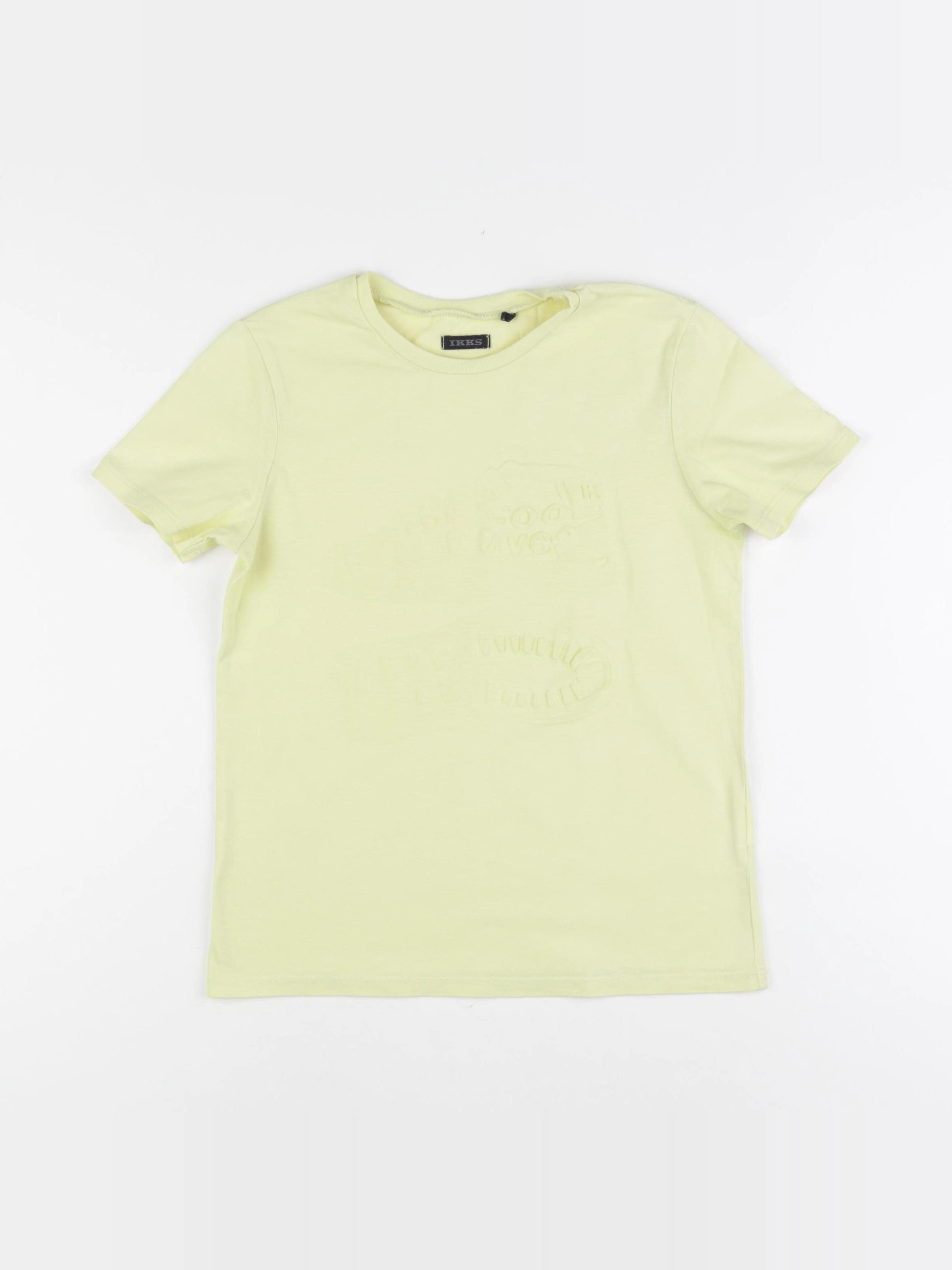 IKKS - tee-shirt jaune - 8 ans