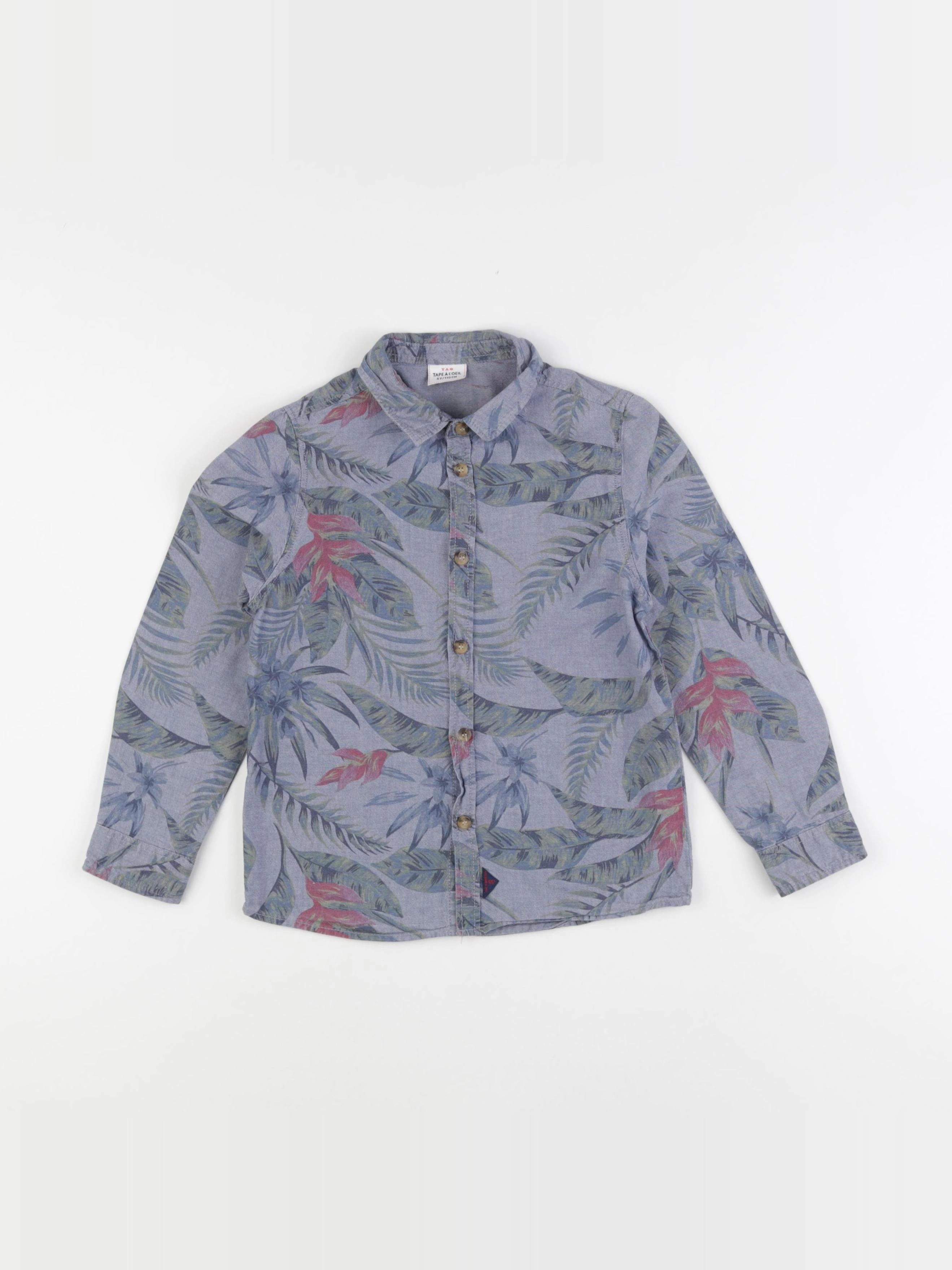 Tape à l'oeil - chemise bleu - 5 ans