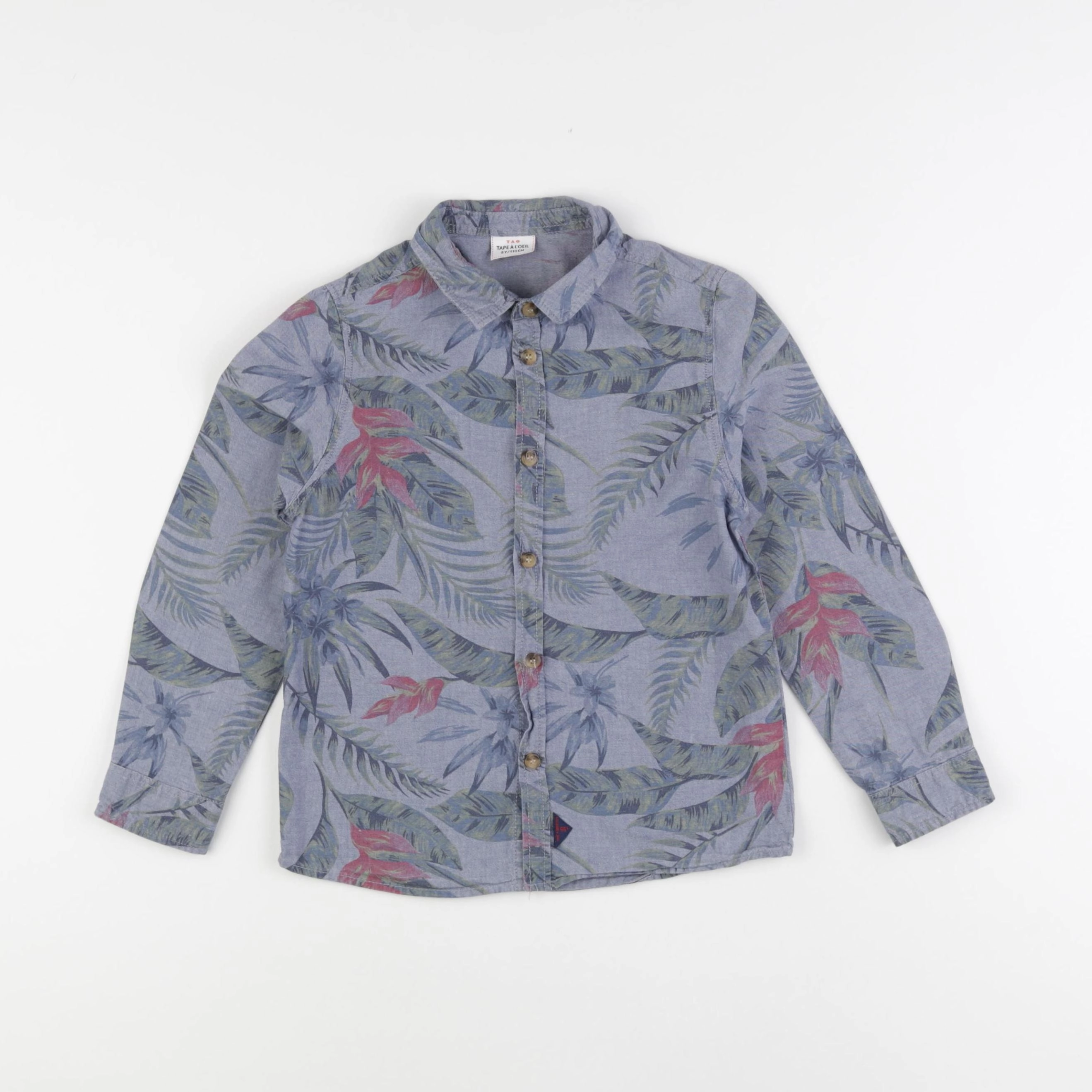 Tape à l'oeil - chemise bleu - 5 ans
