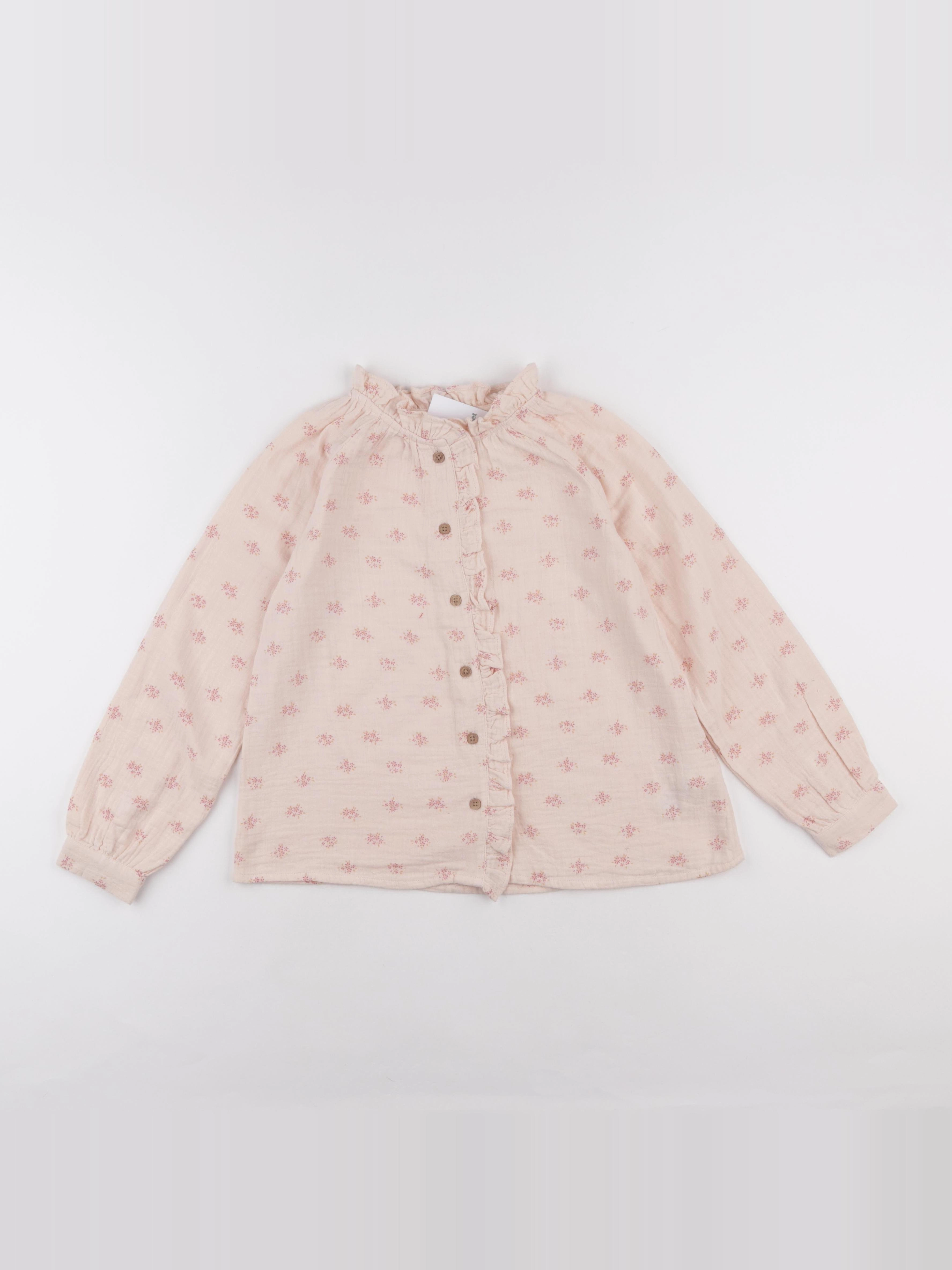 Vertbaudet - blouse rose - 8 ans