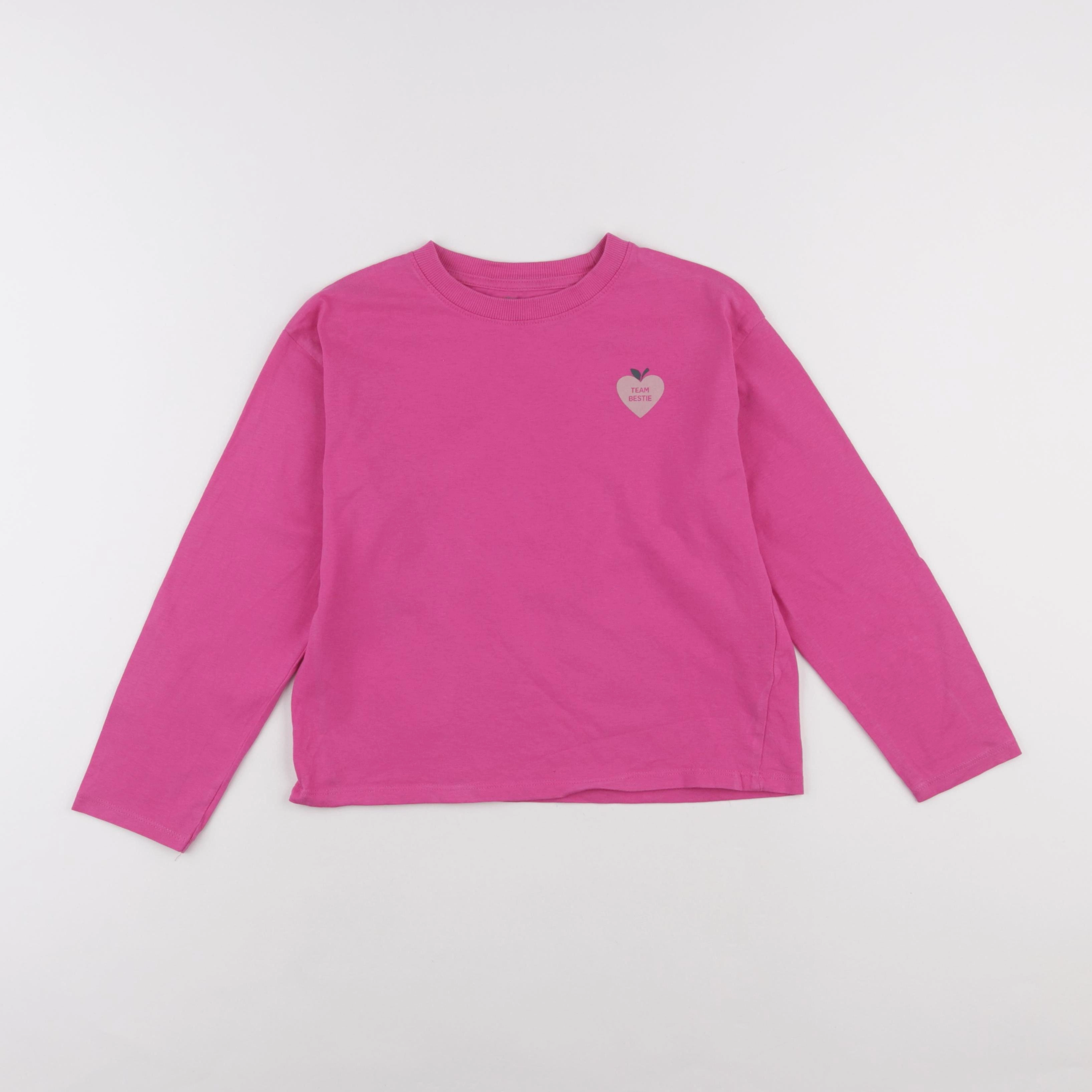 Vertbaudet - tee-shirt rose - 8 ans