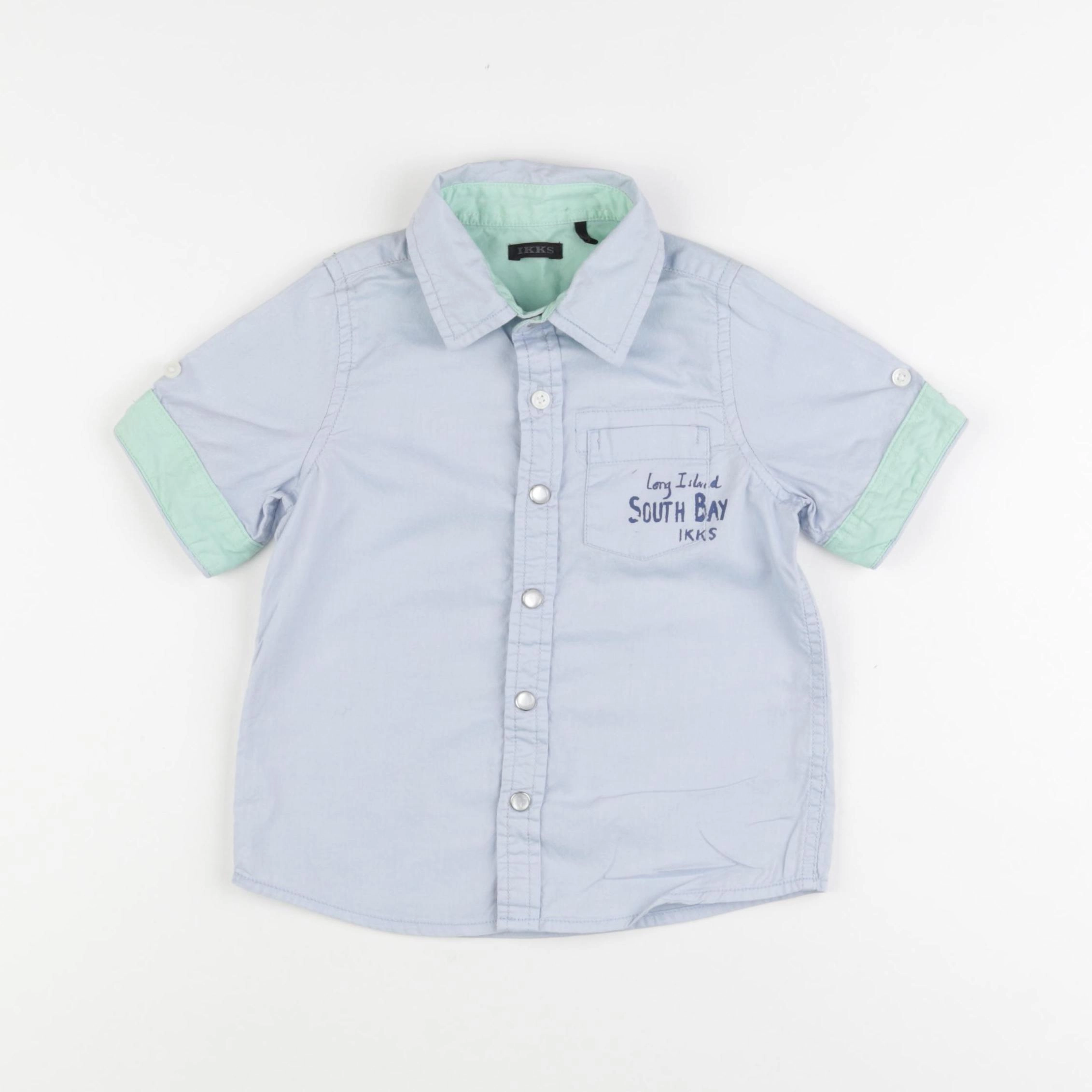 IKKS - chemise bleu - 3 ans