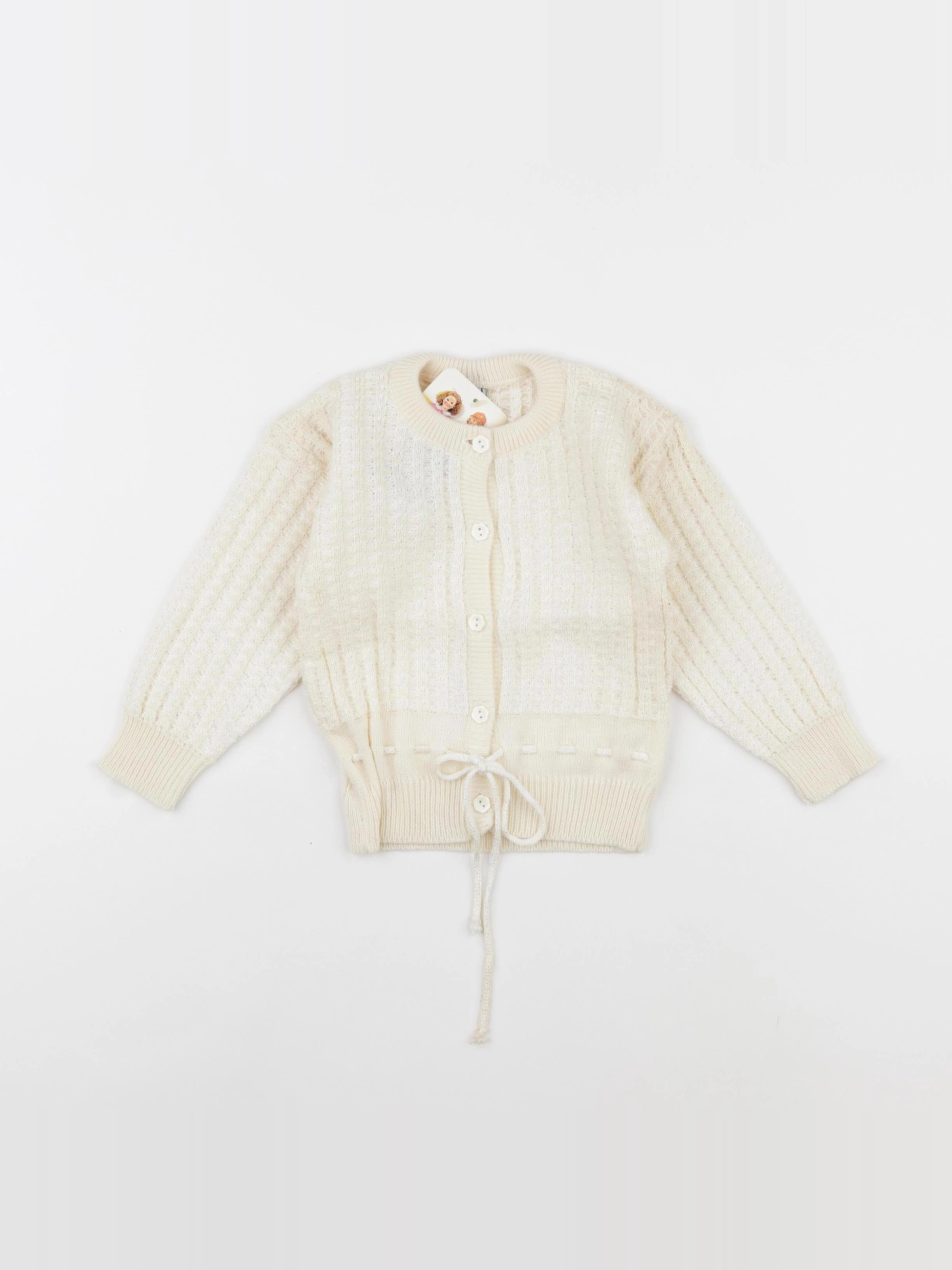 Vintage - gilet beige - 2 ans