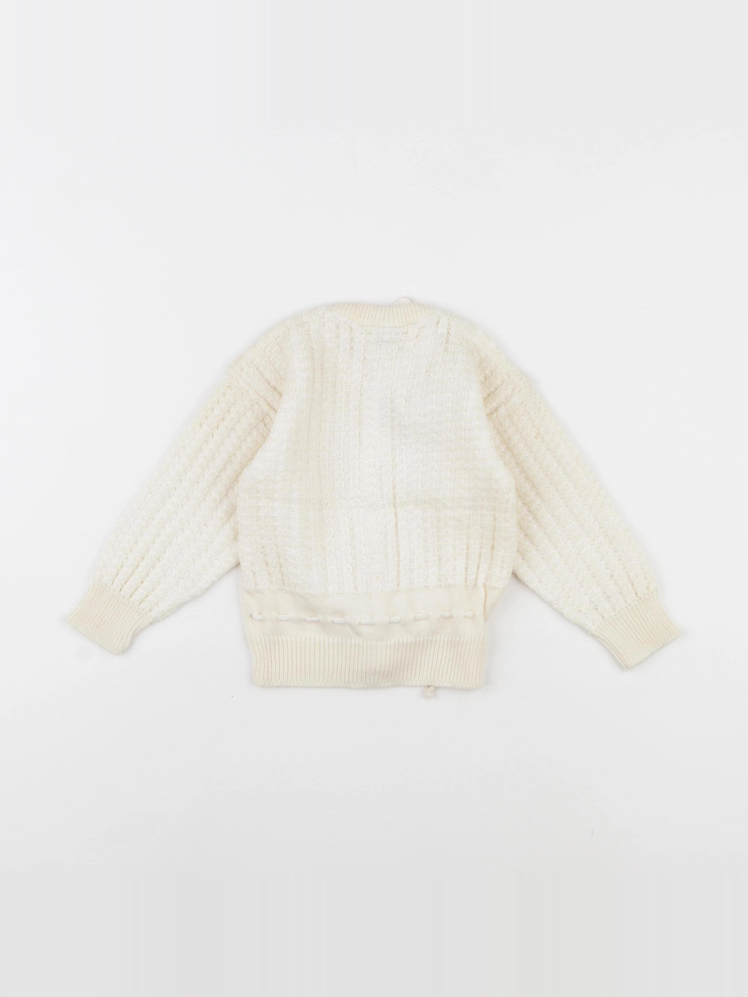 Vintage - gilet beige - 2 ans