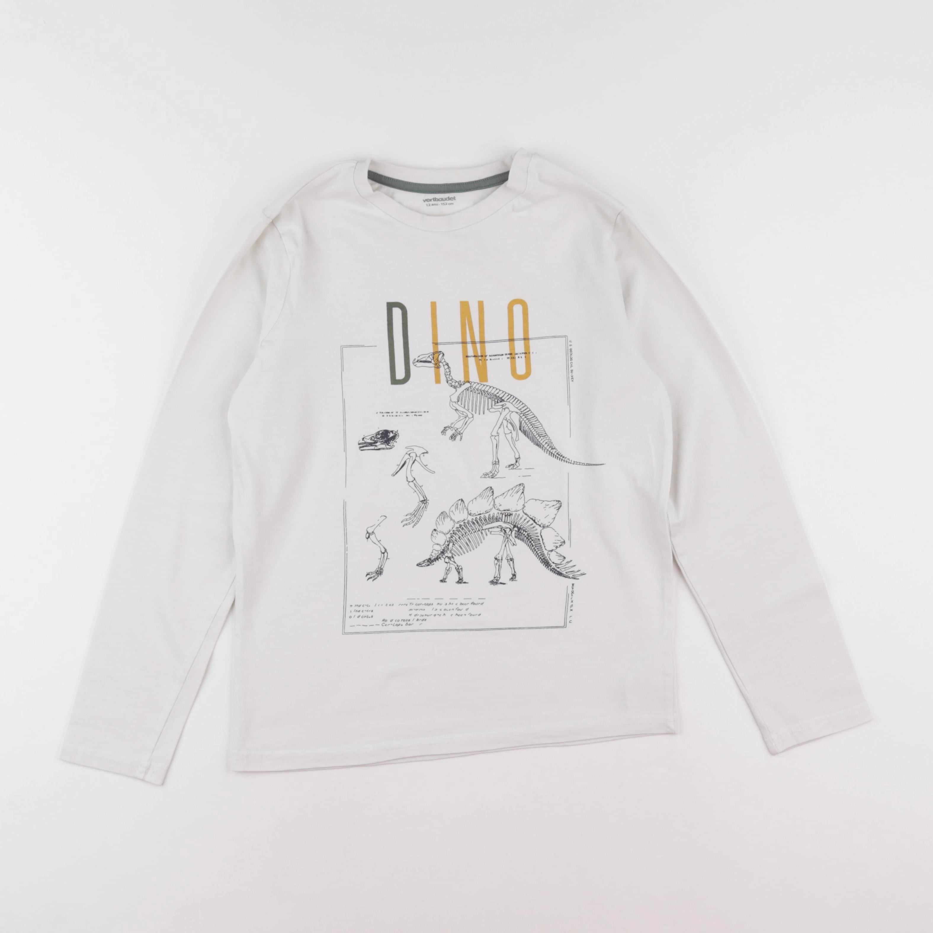 Vertbaudet - tee-shirt blanc - 12 ans