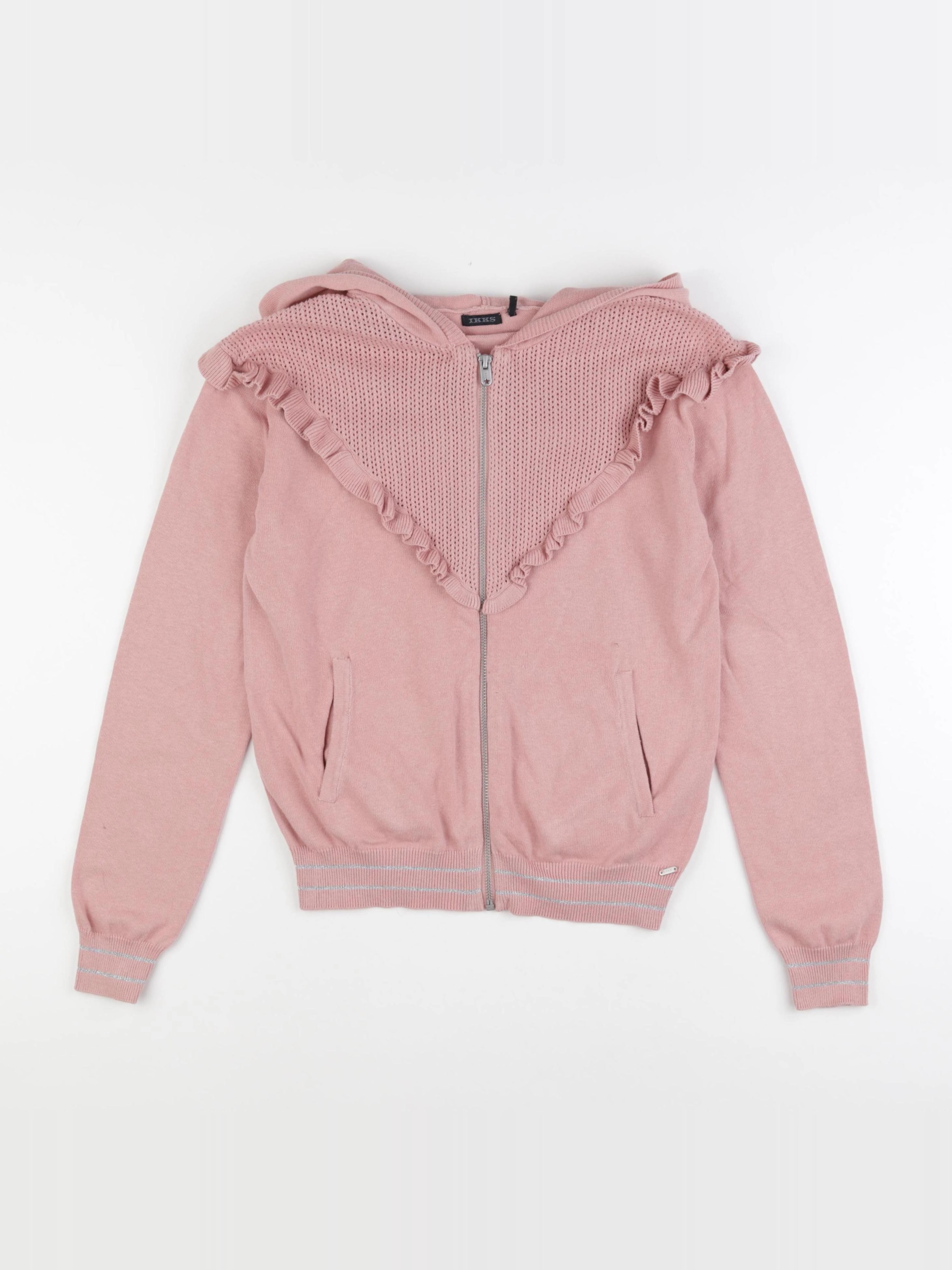 IKKS - gilet rose - 6 ans