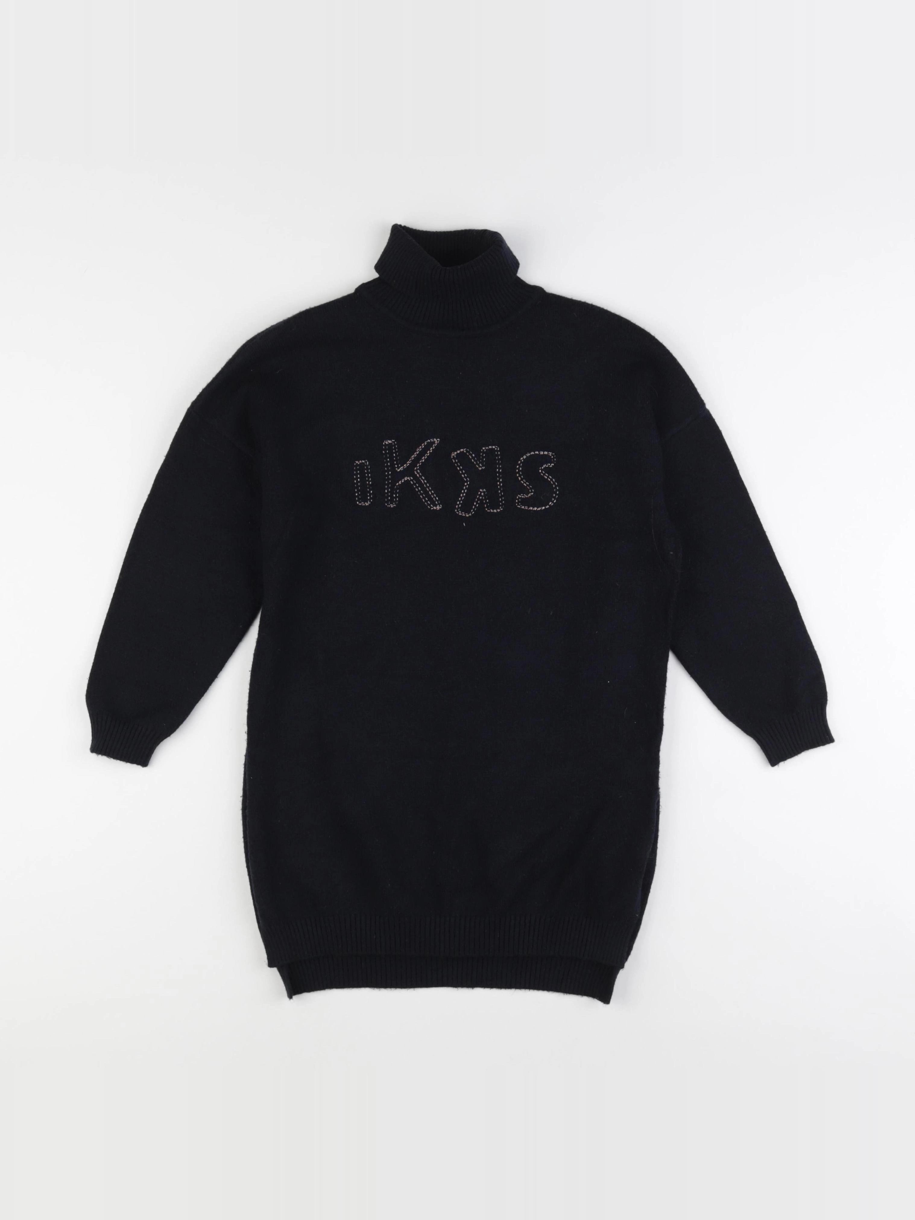 IKKS - robe noir - 8 ans