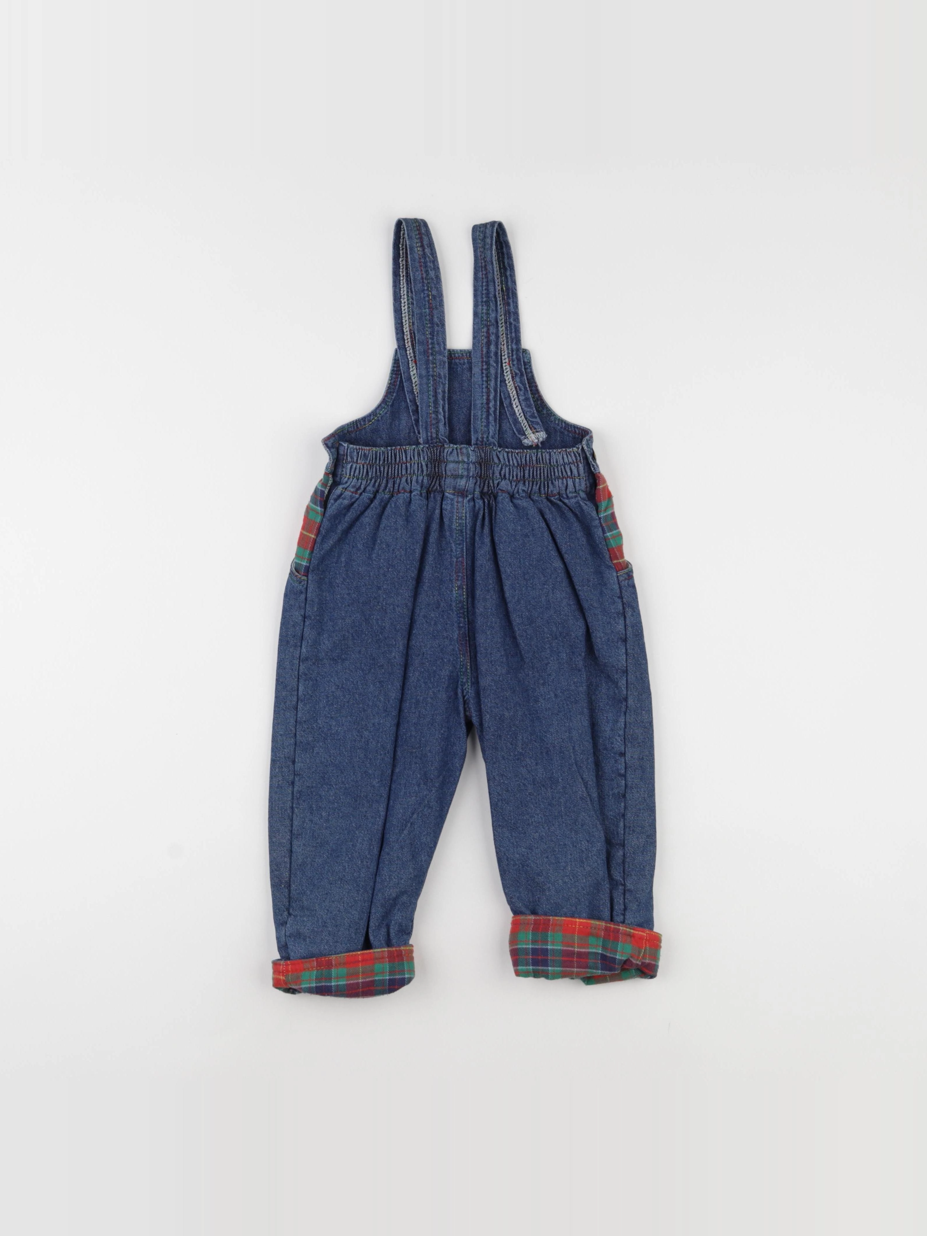 Vintage - salopette bleu - 3 ans