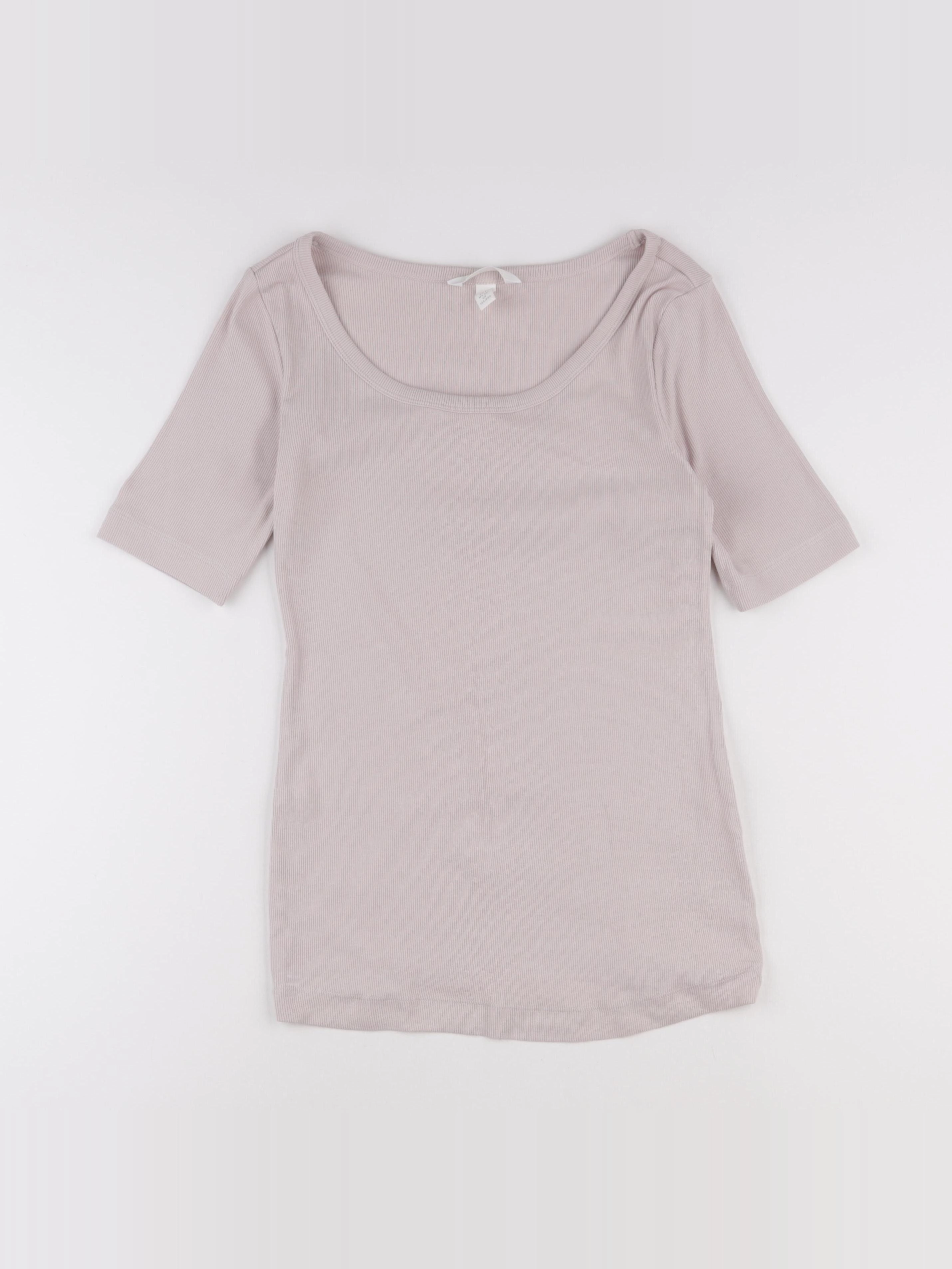 H&M - tee-shirt grossesse rose - s