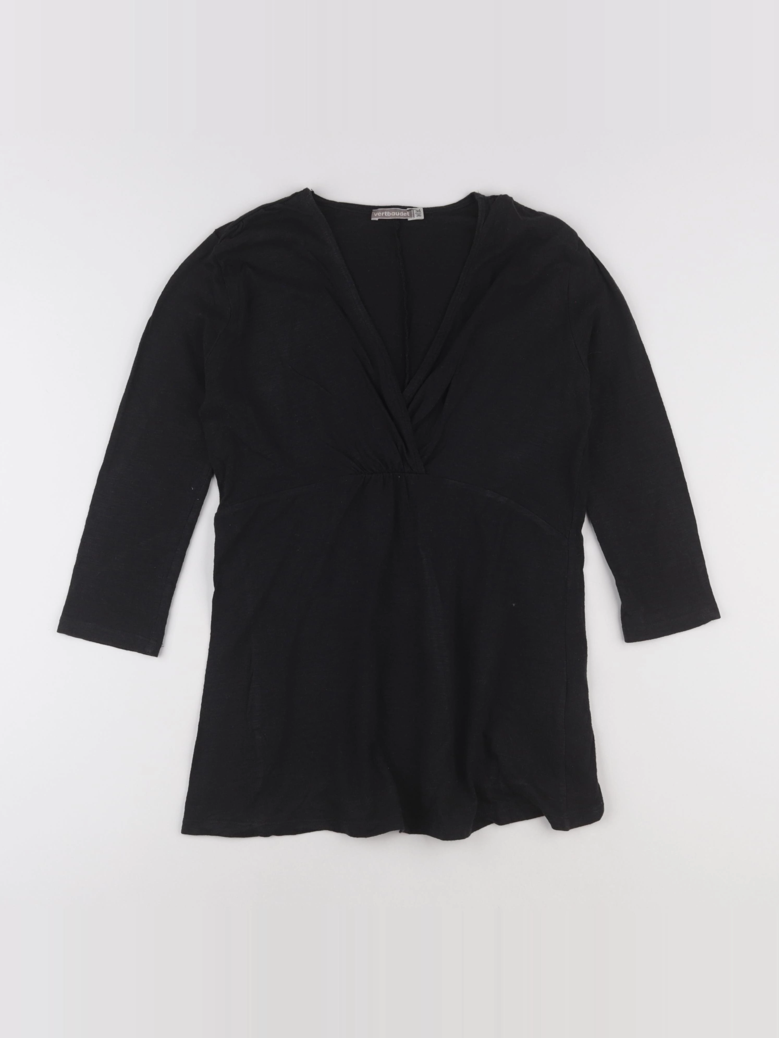 Vertbaudet - tee-shirt grossesse noir - 34 à 36