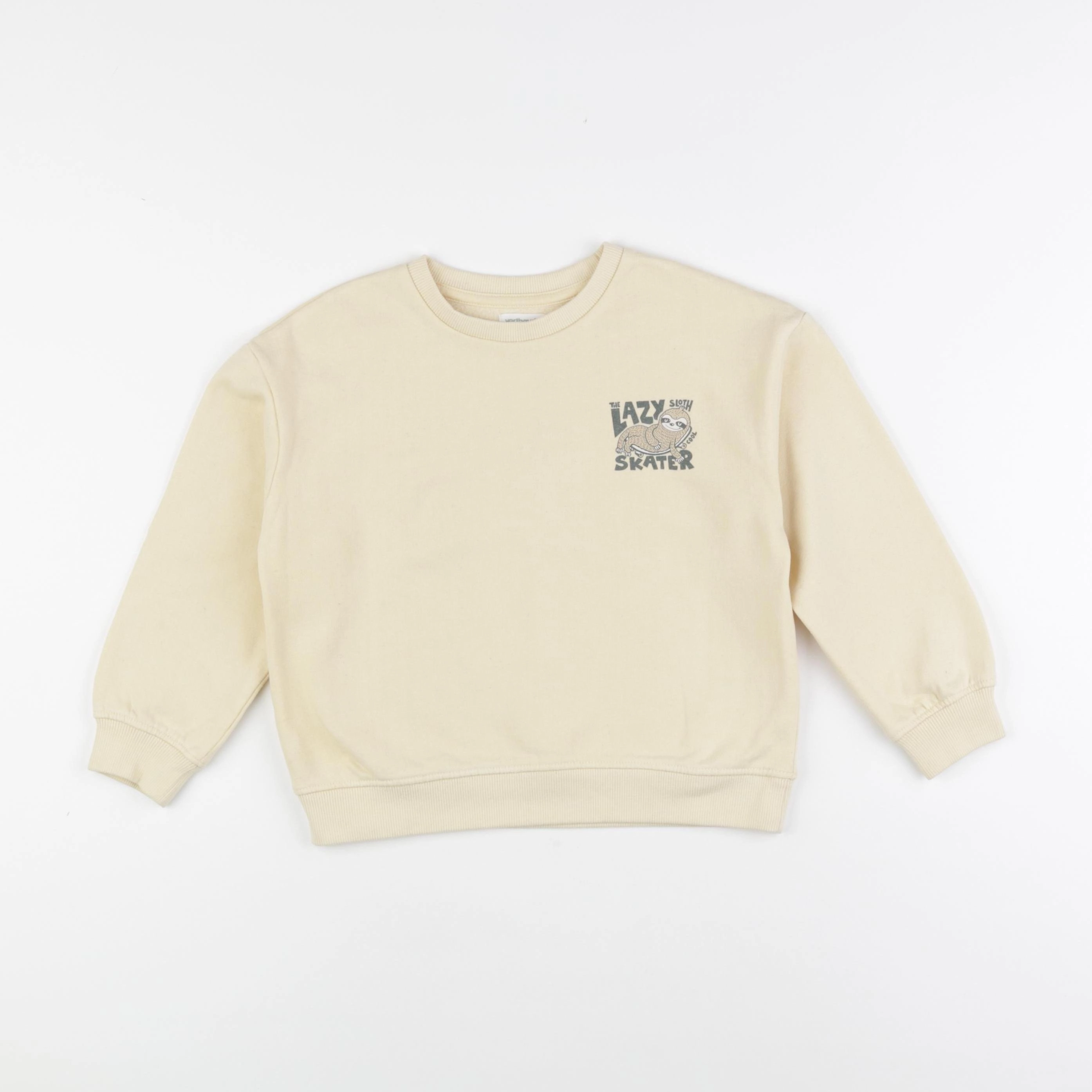 Vertbaudet - sweat jaune - 5 ans