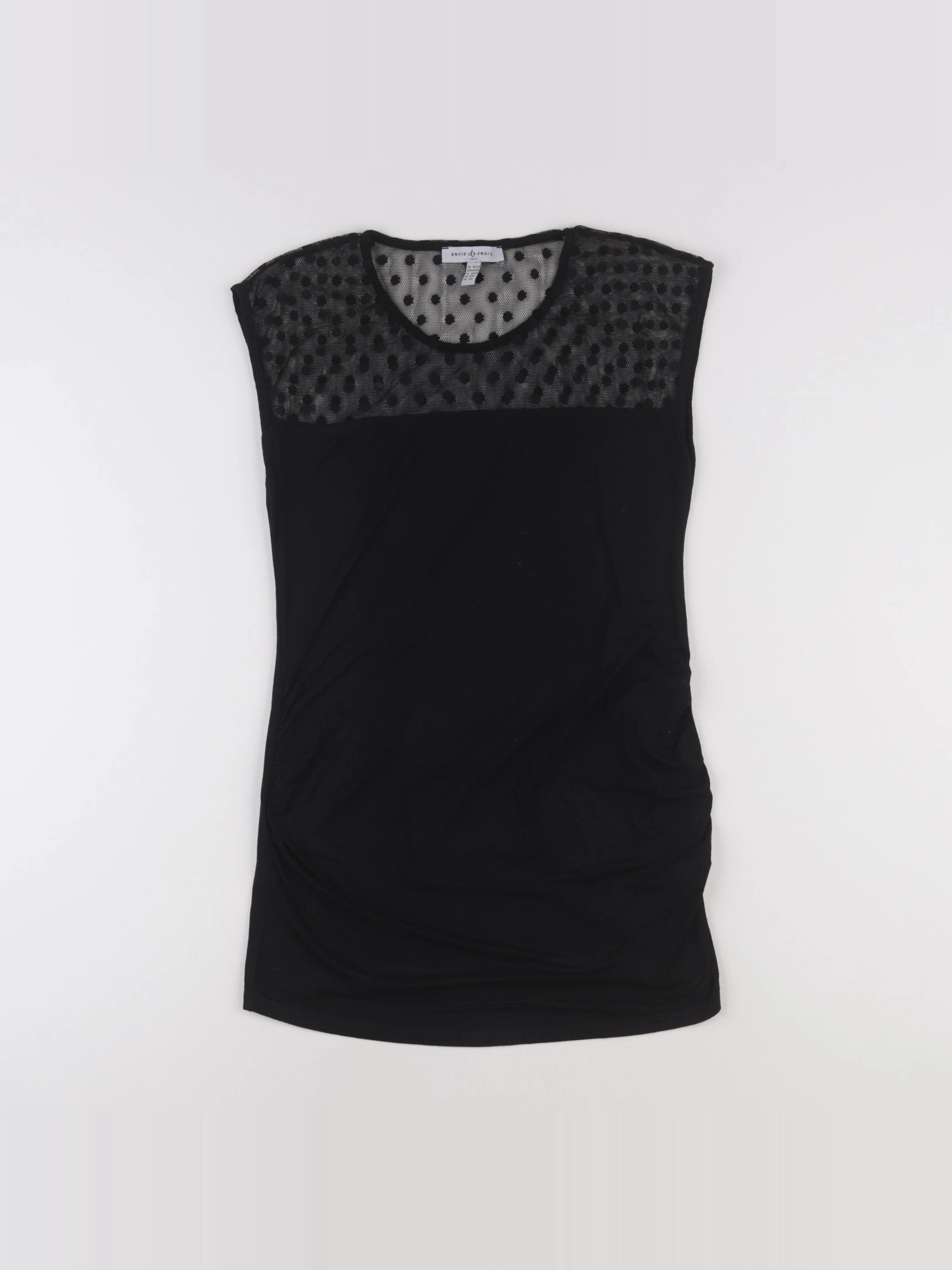 Envie de fraise - tee-shirt grossesse noir - 36 à 38