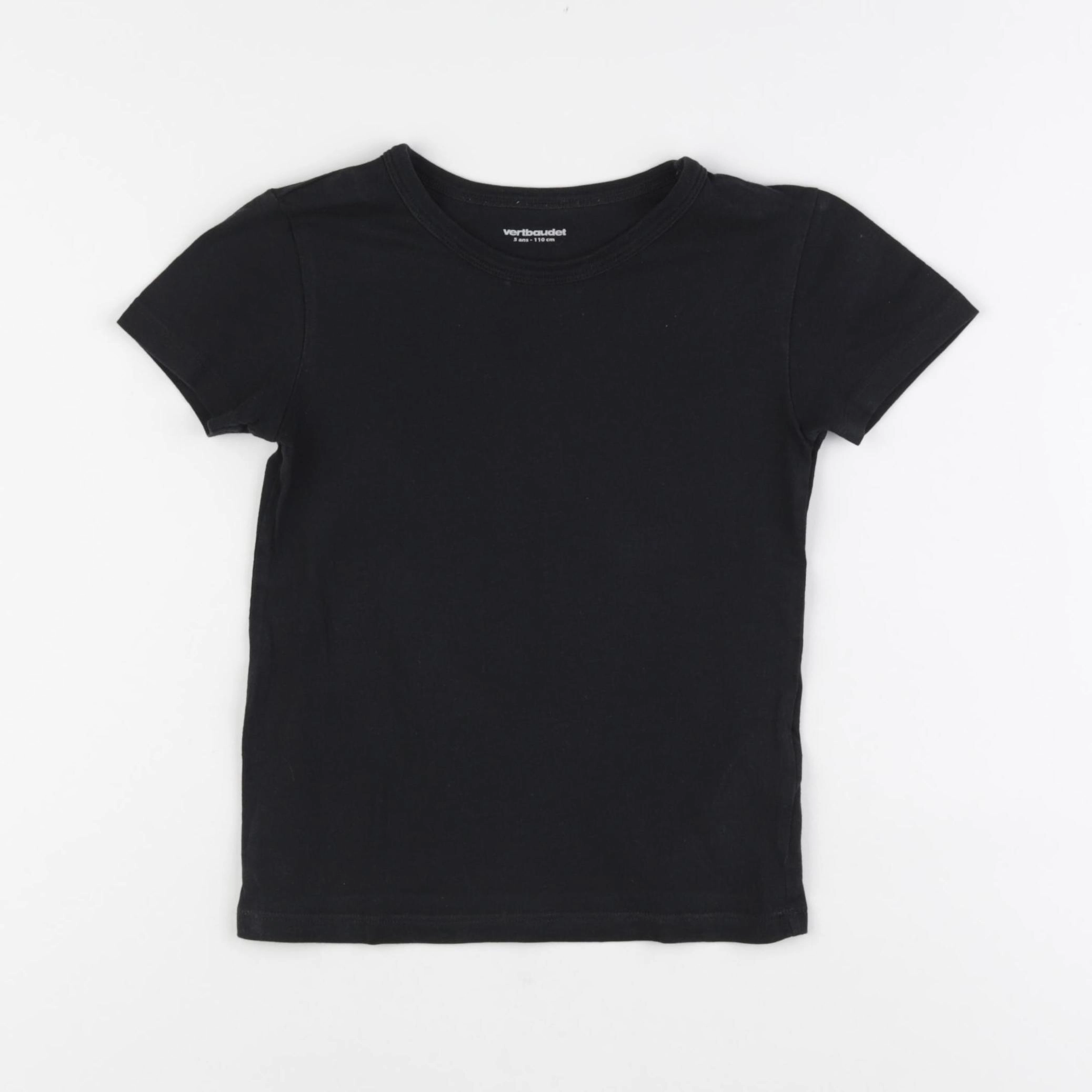 Vertbaudet - maillot de corps noir - 5 ans