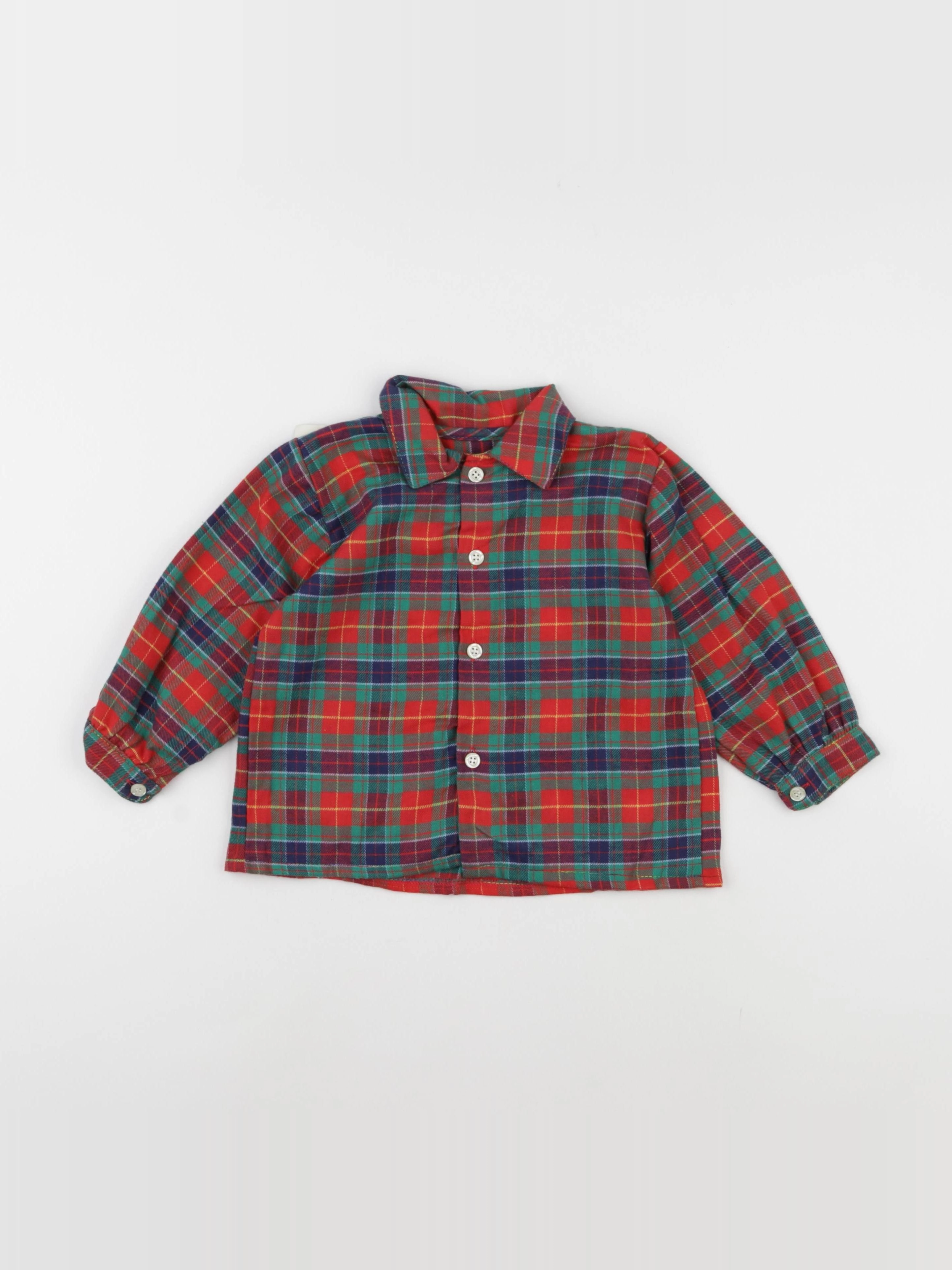 Vintage - chemise multicolore - 4 ans