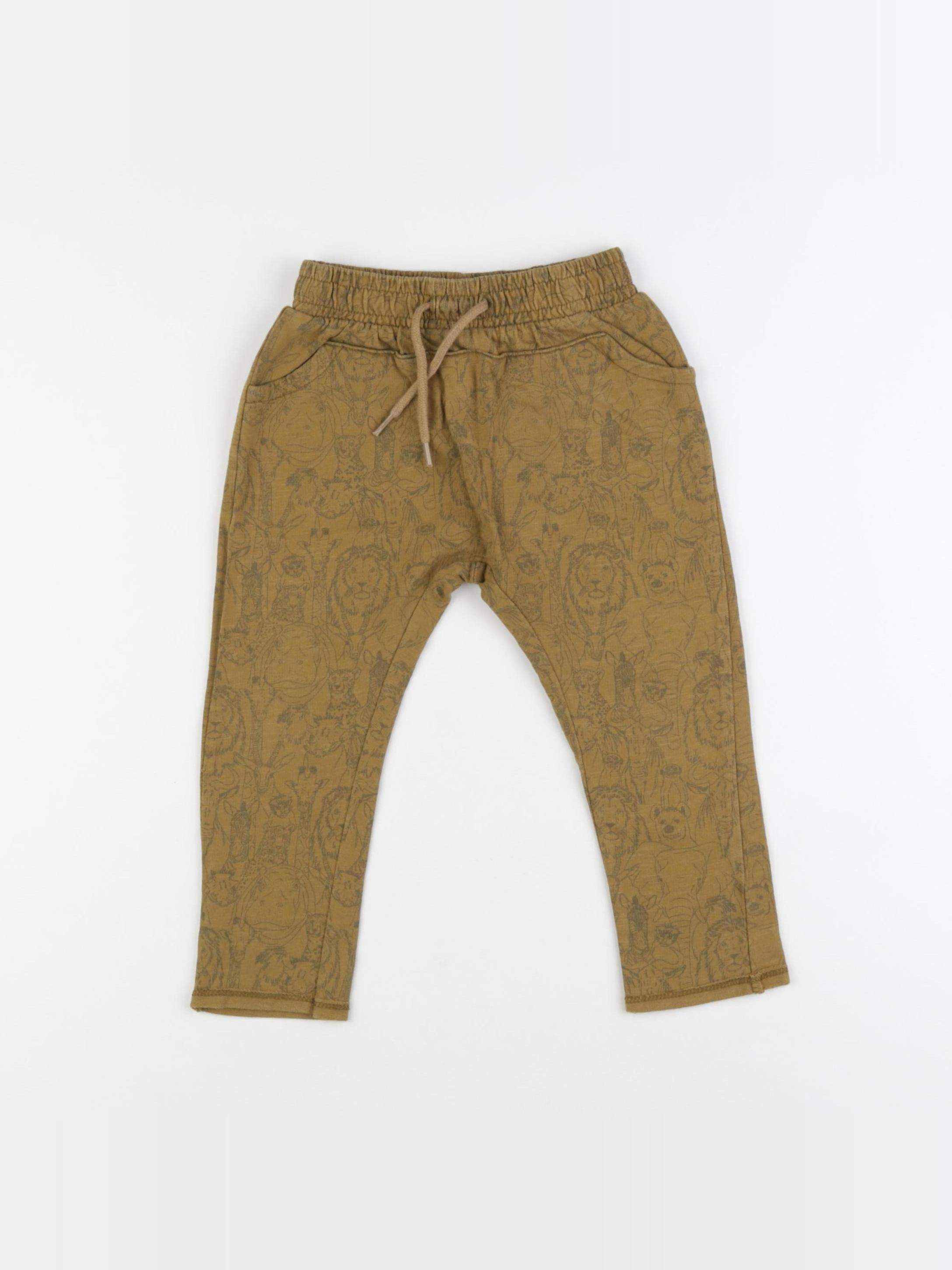 Vertbaudet - sarouel vert - 24 mois