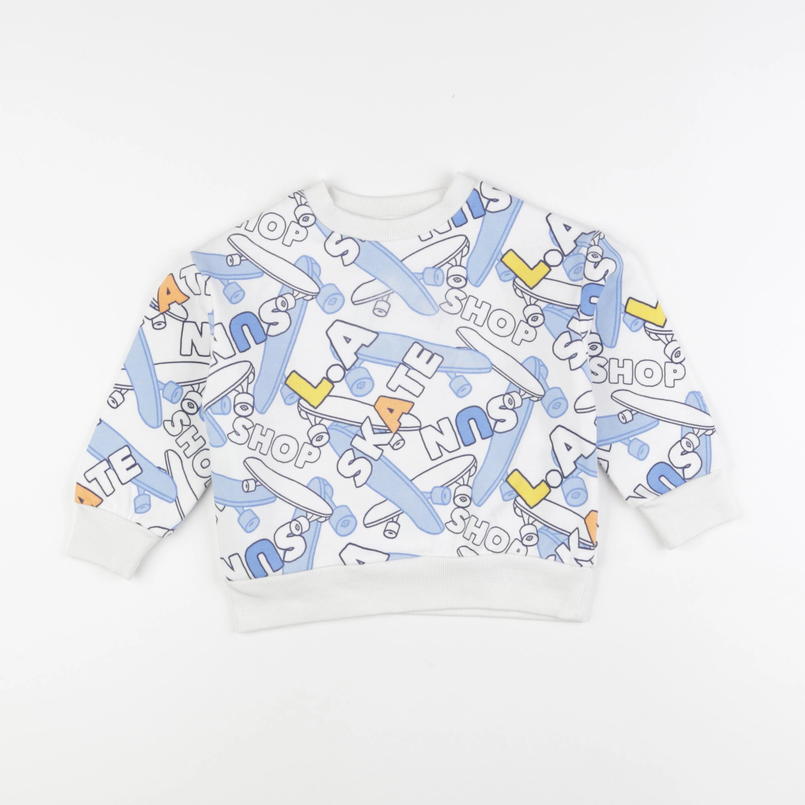 Vertbaudet - sweat multicolore - 4 ans