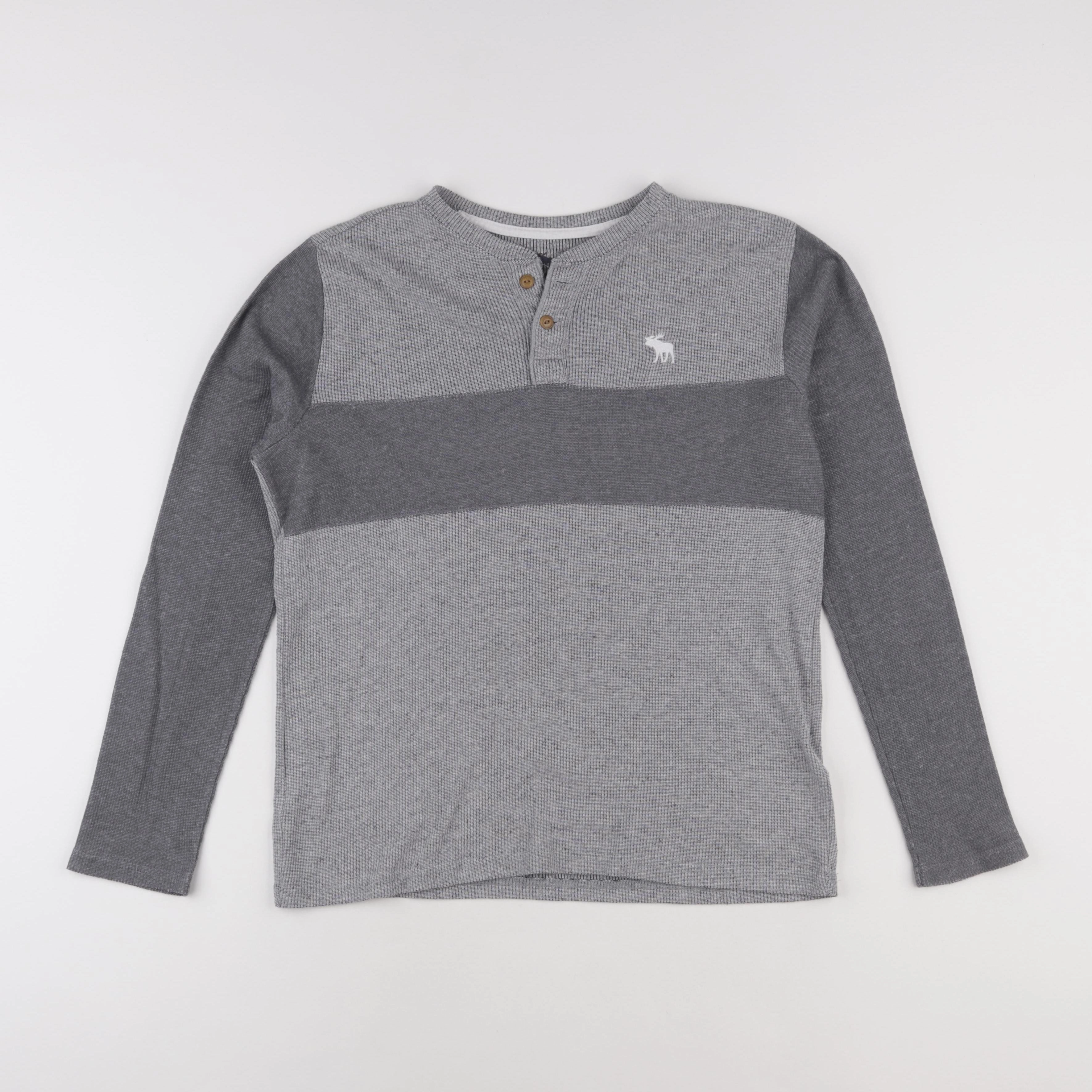 Abercrombie - tee-shirt gris - 13/14 ans