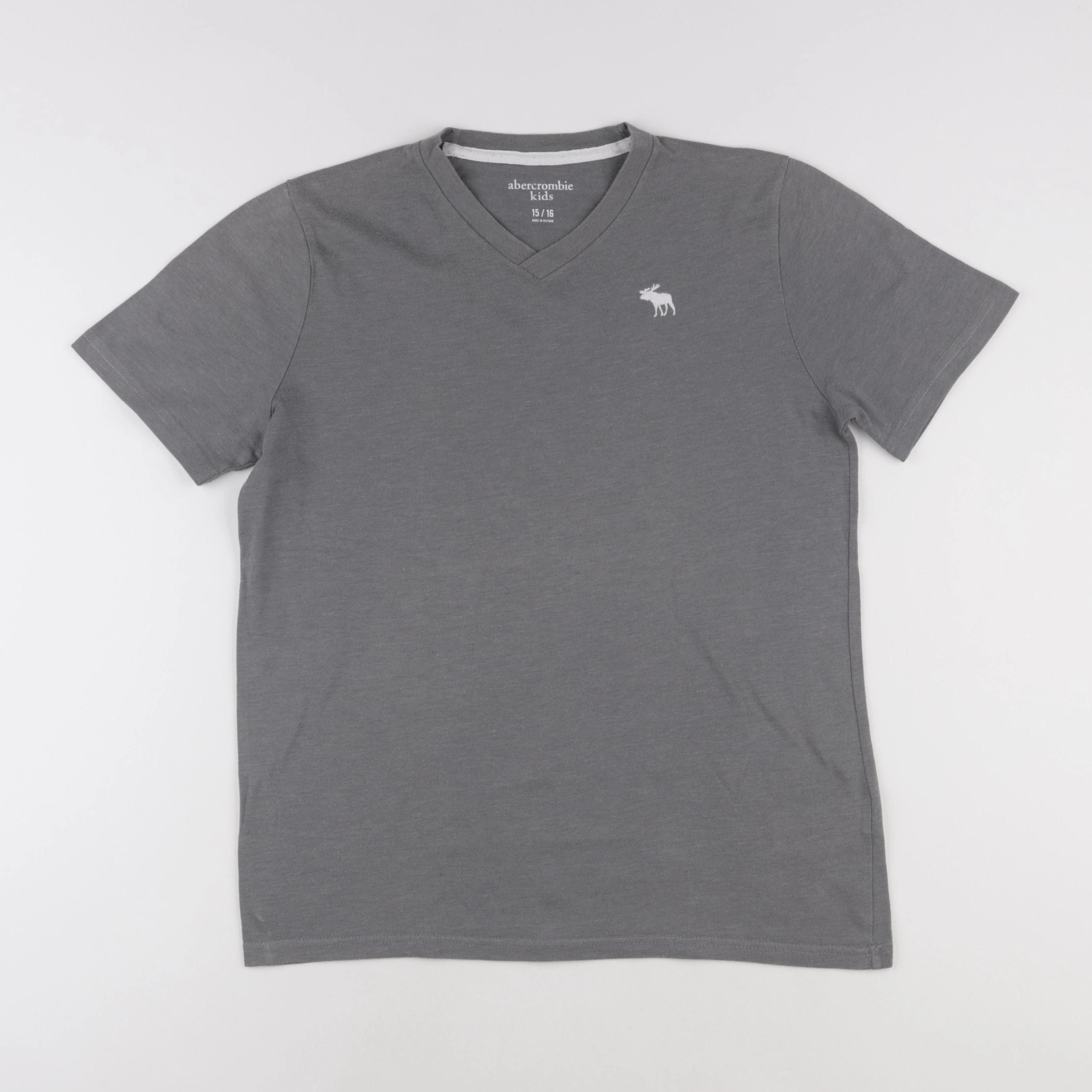 Abercrombie - tee-shirt gris - 16 ans
